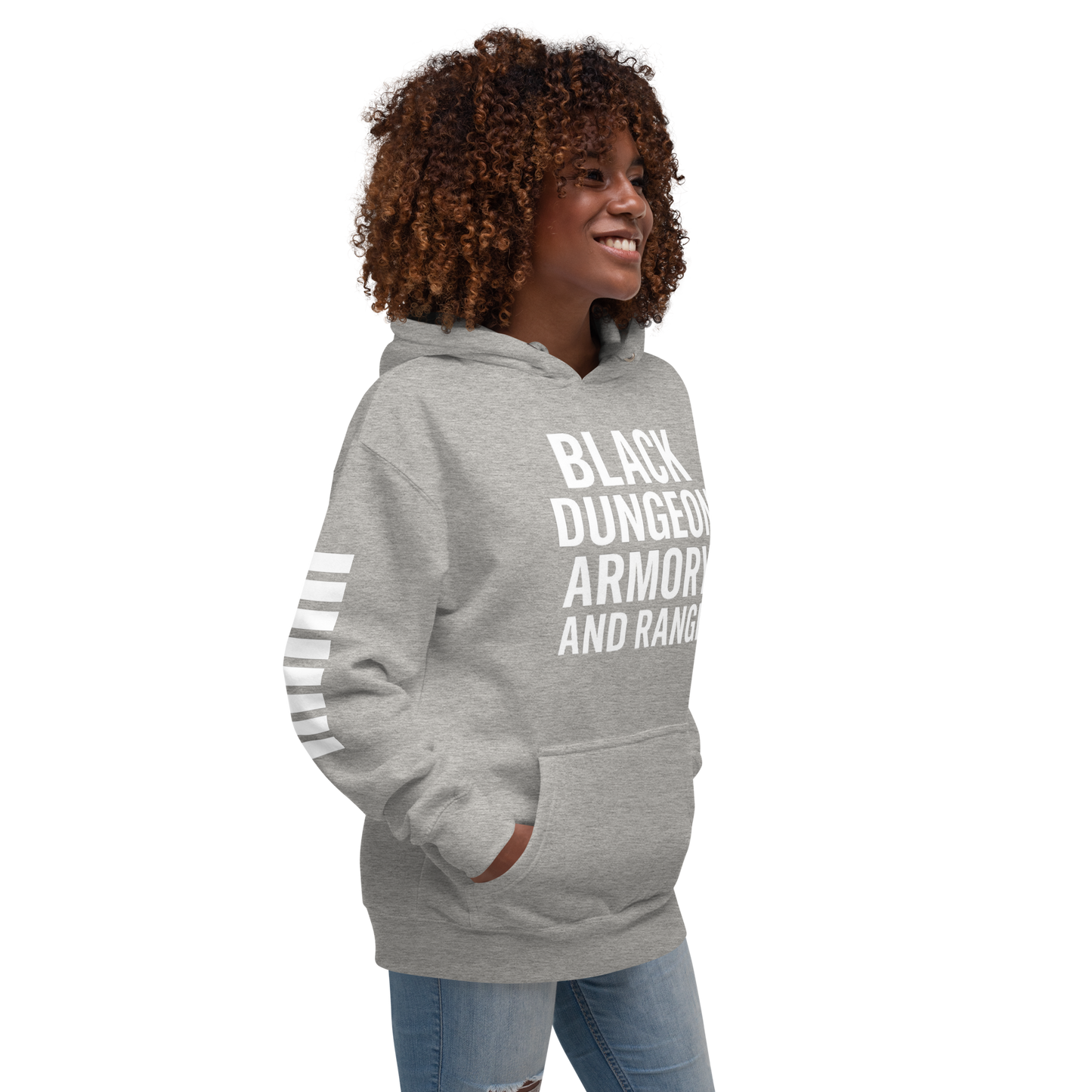 Black Dungeon Armory & Range Tactical Hoodie – Unisex  “ Dungeon Defender Series”