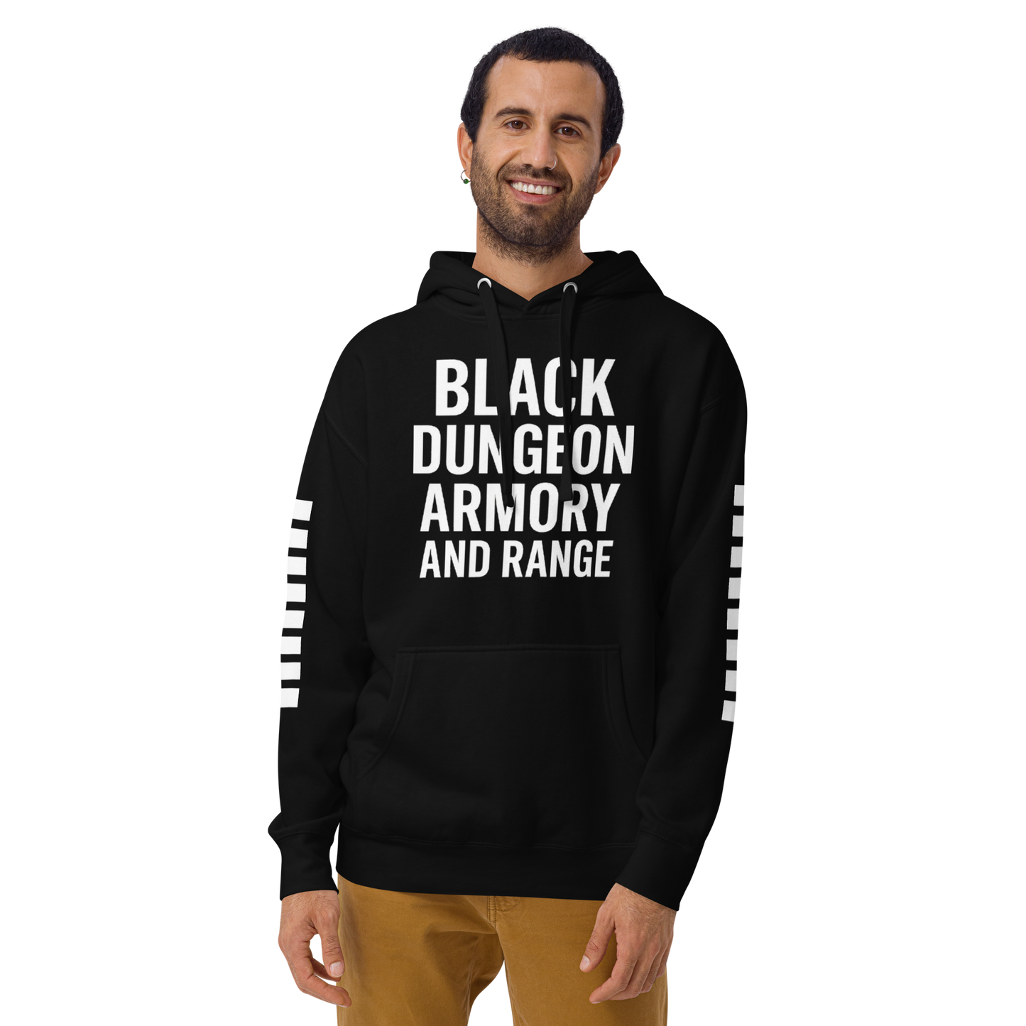 Black Dungeon Armory & Range Tactical Hoodie – Unisex  “ Dungeon Defender Series”