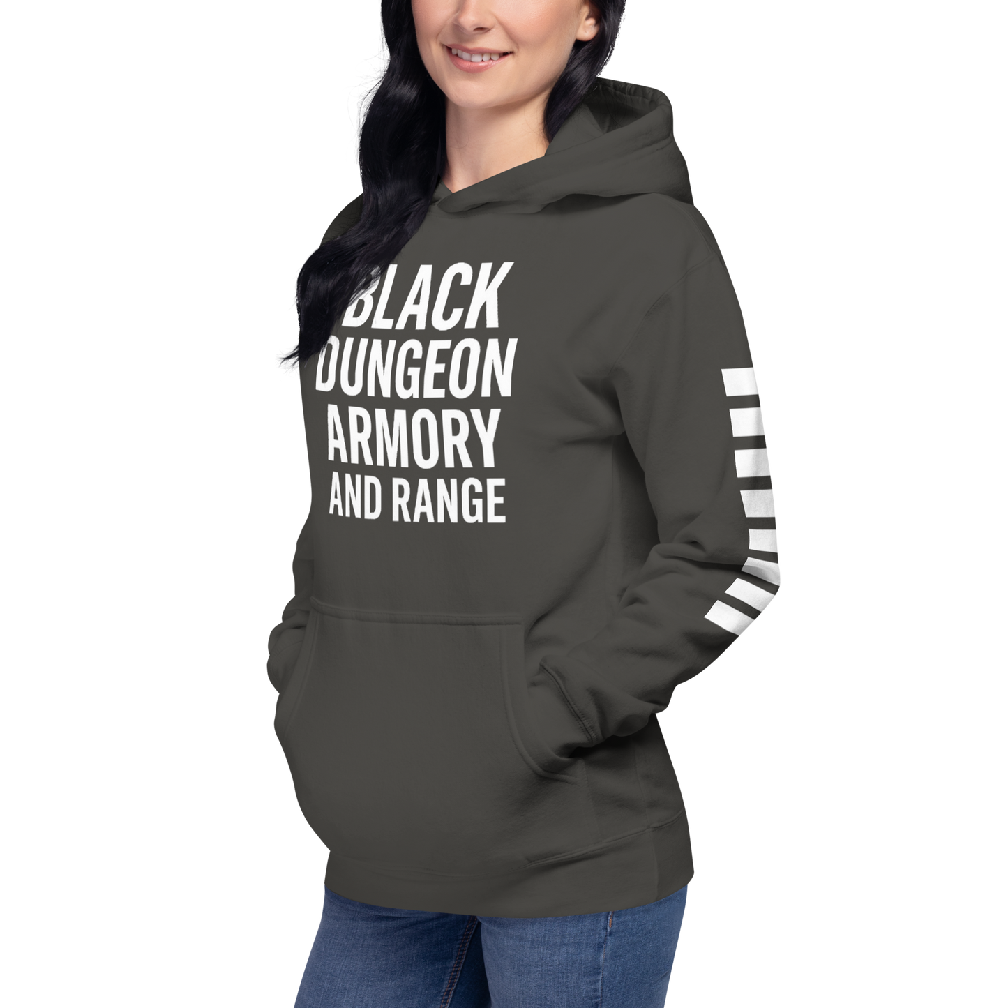 Black Dungeon Armory & Range Tactical Hoodie – Unisex  “ Dungeon Defender Series”