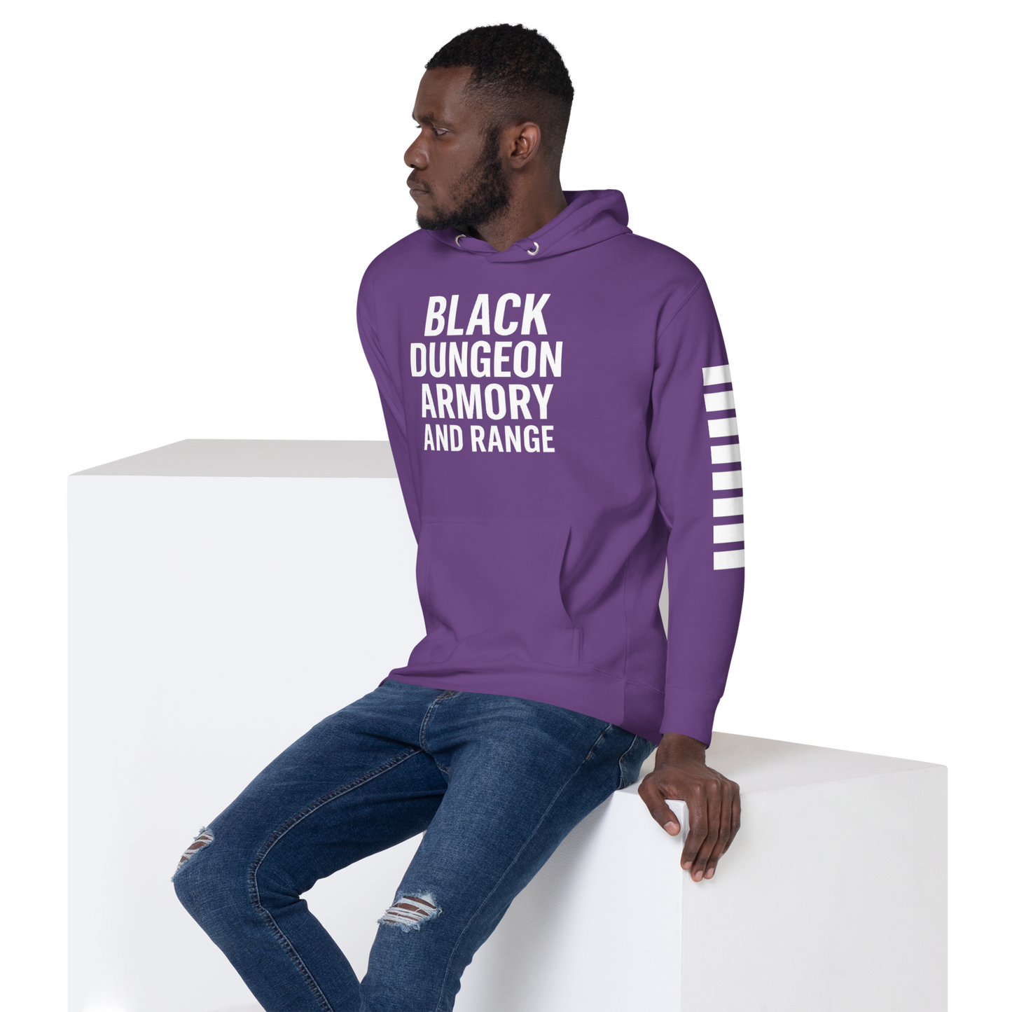 Black Dungeon Armory & Range Tactical Hoodie – Unisex  “ Dungeon Defender Series”