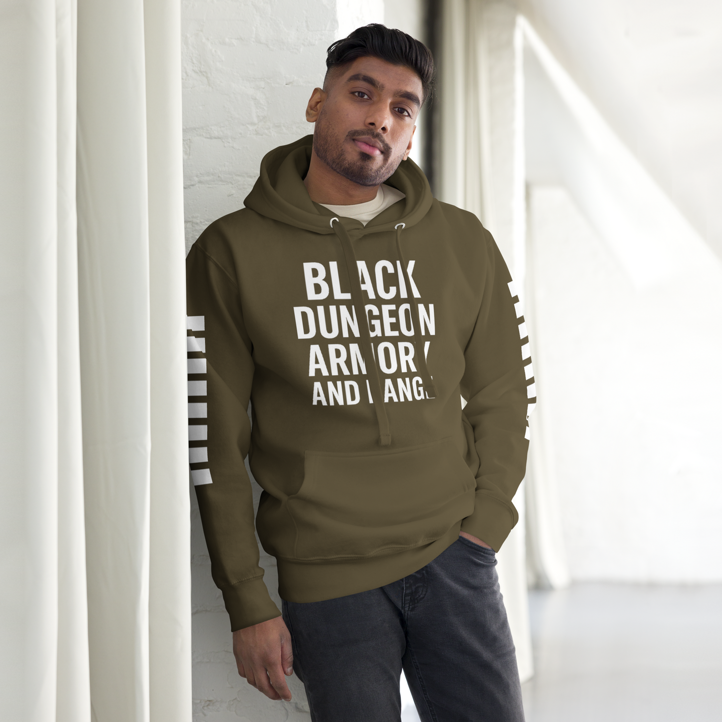 Black Dungeon Armory & Range Tactical Hoodie – Unisex  “ Dungeon Defender Series”