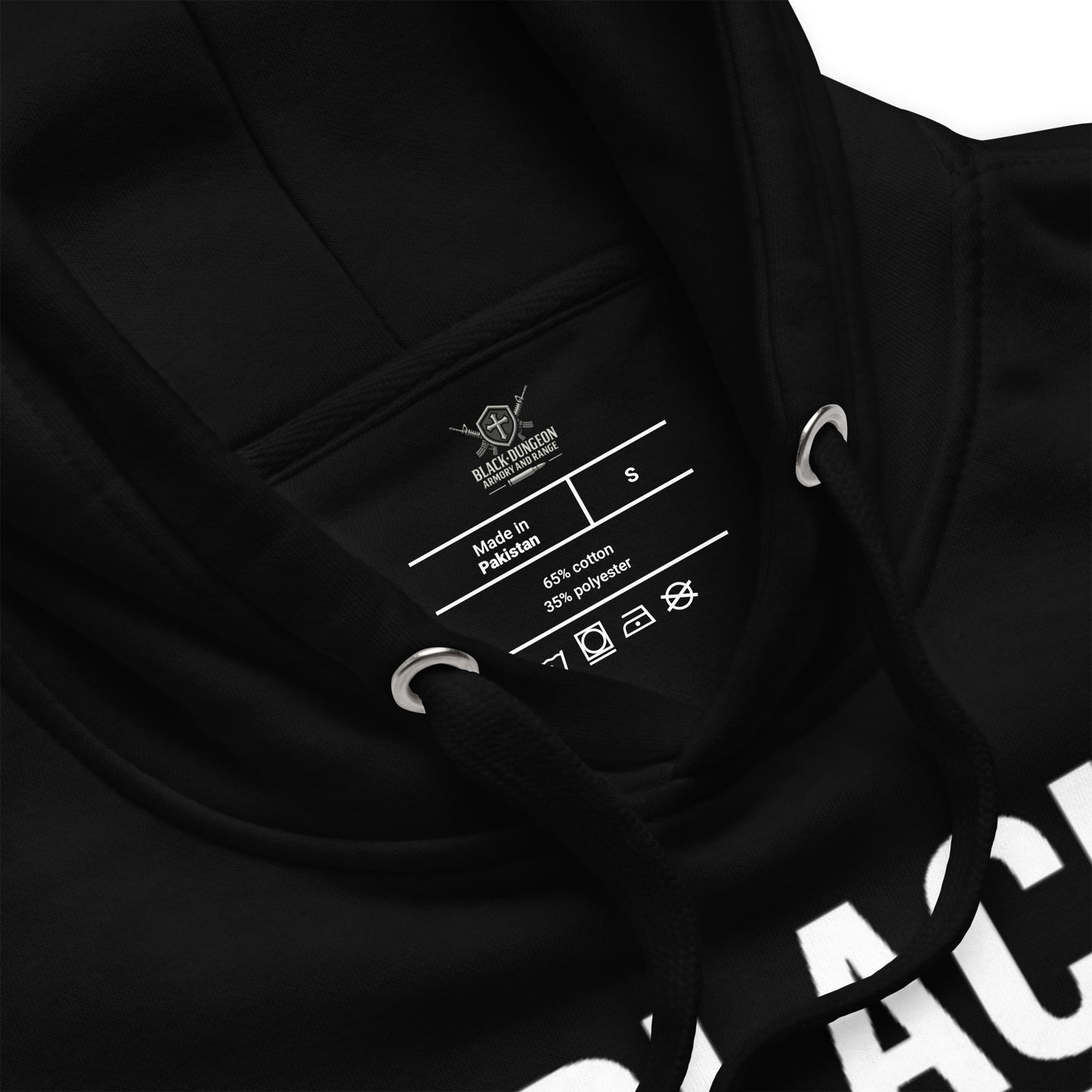 Black Dungeon Armory & Range Tactical Hoodie – Unisex  “ Dungeon Defender Series”