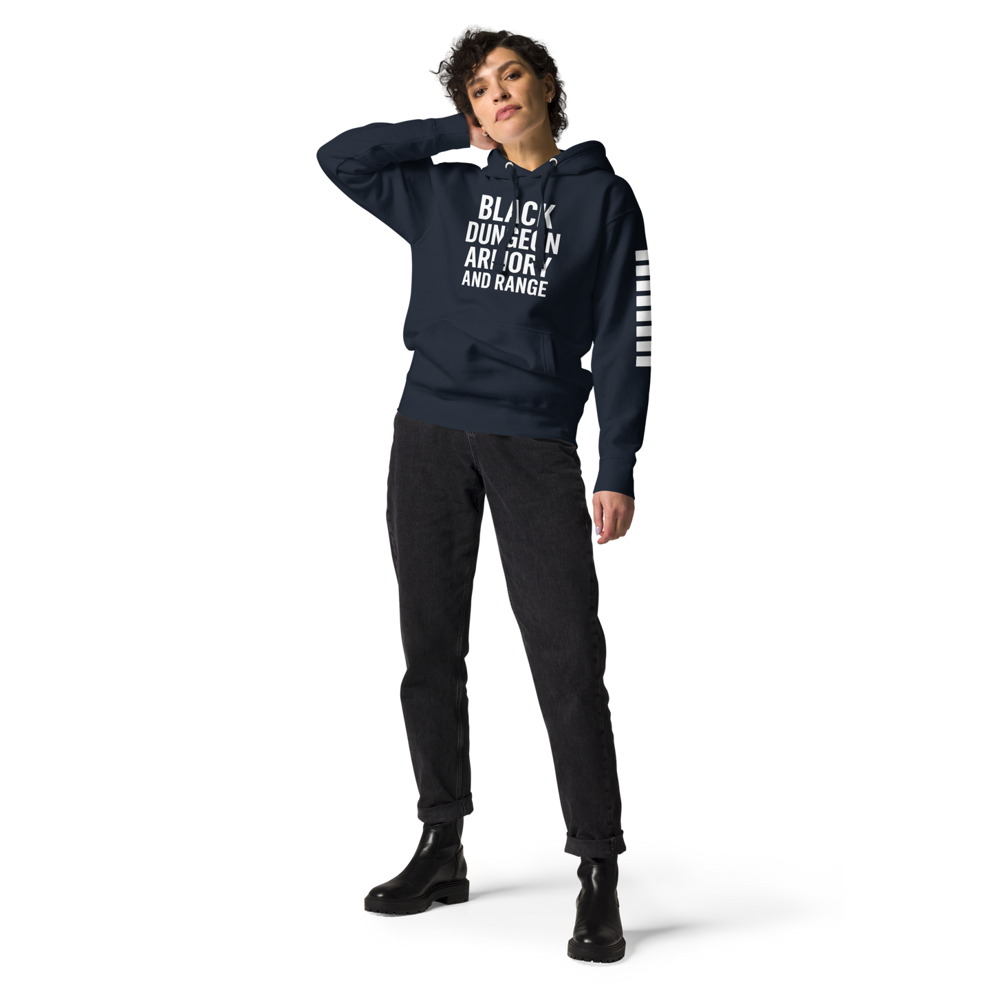 Black Dungeon Armory & Range Tactical Hoodie – Unisex  “ Dungeon Defender Series”