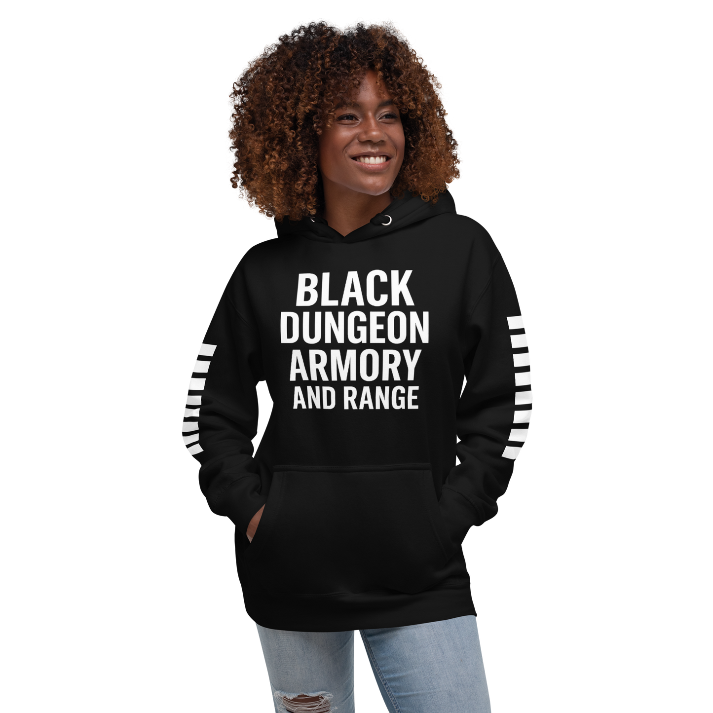 Black Dungeon Armory & Range Tactical Hoodie – Unisex  “ Dungeon Defender Series”