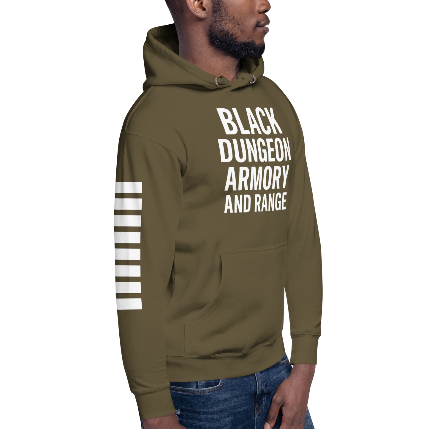 Black Dungeon Armory & Range Tactical Hoodie – Unisex  “ Dungeon Defender Series”