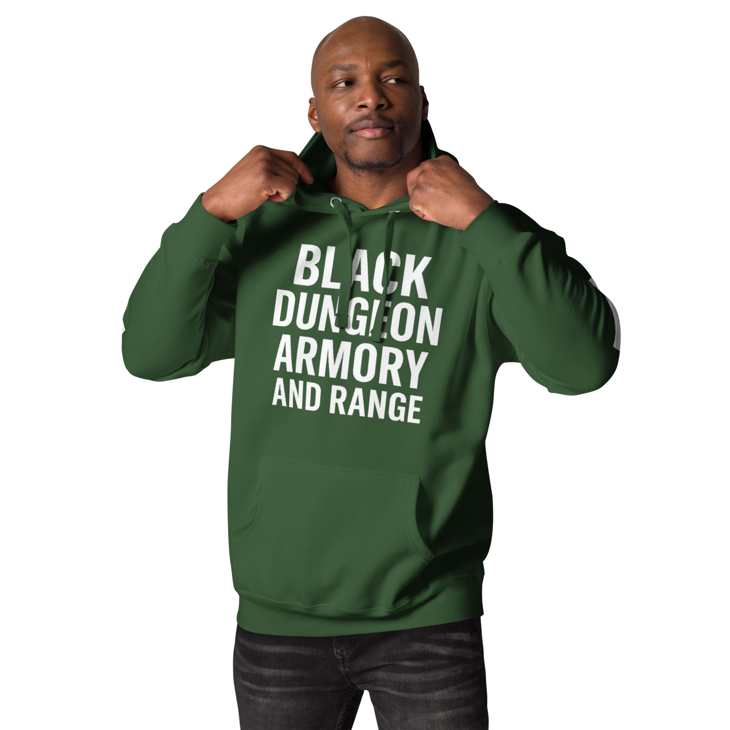 Black Dungeon Armory & Range Tactical Hoodie – Unisex  “ Dungeon Defender Series”