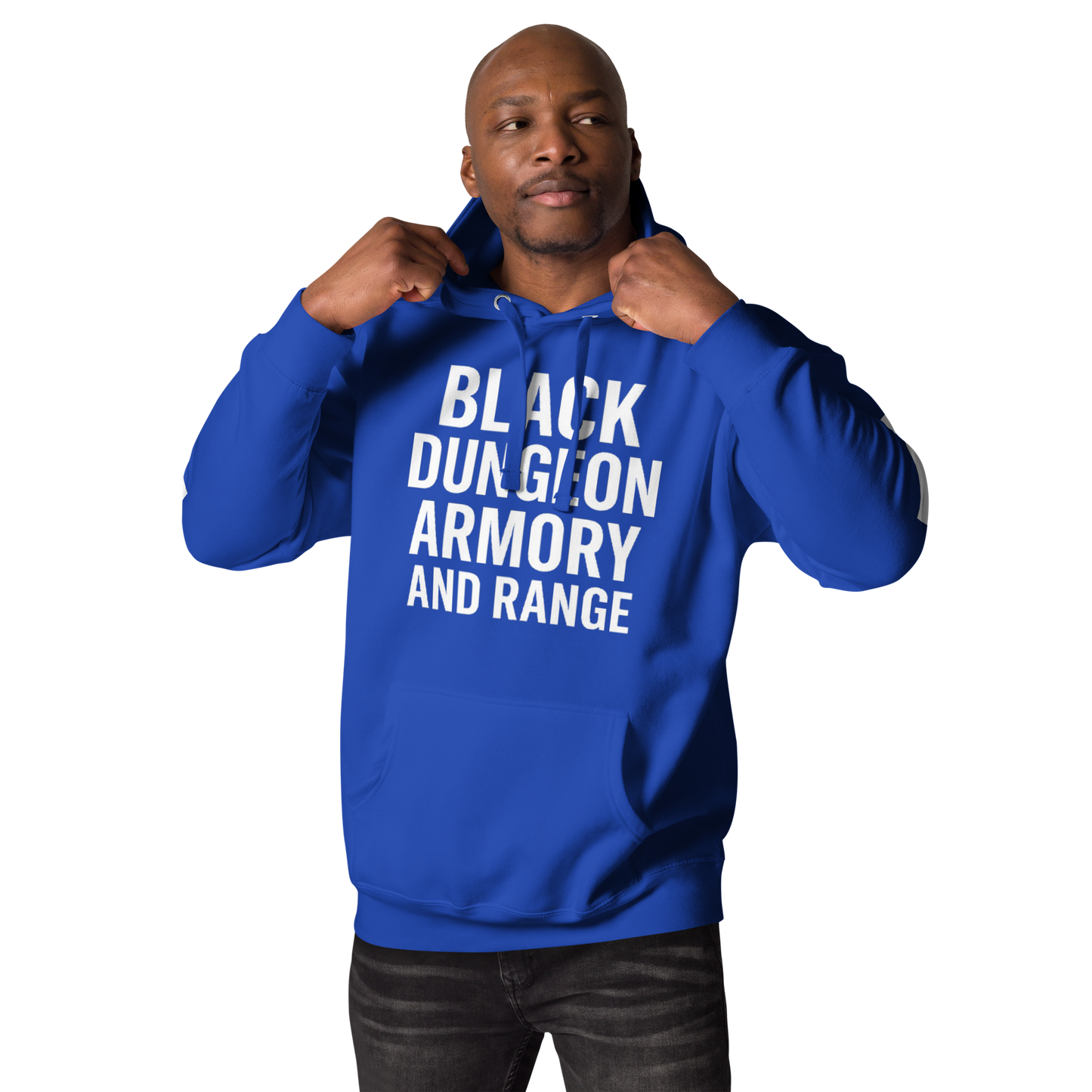 Black Dungeon Armory & Range Tactical Hoodie – Unisex  “ Dungeon Defender Series”