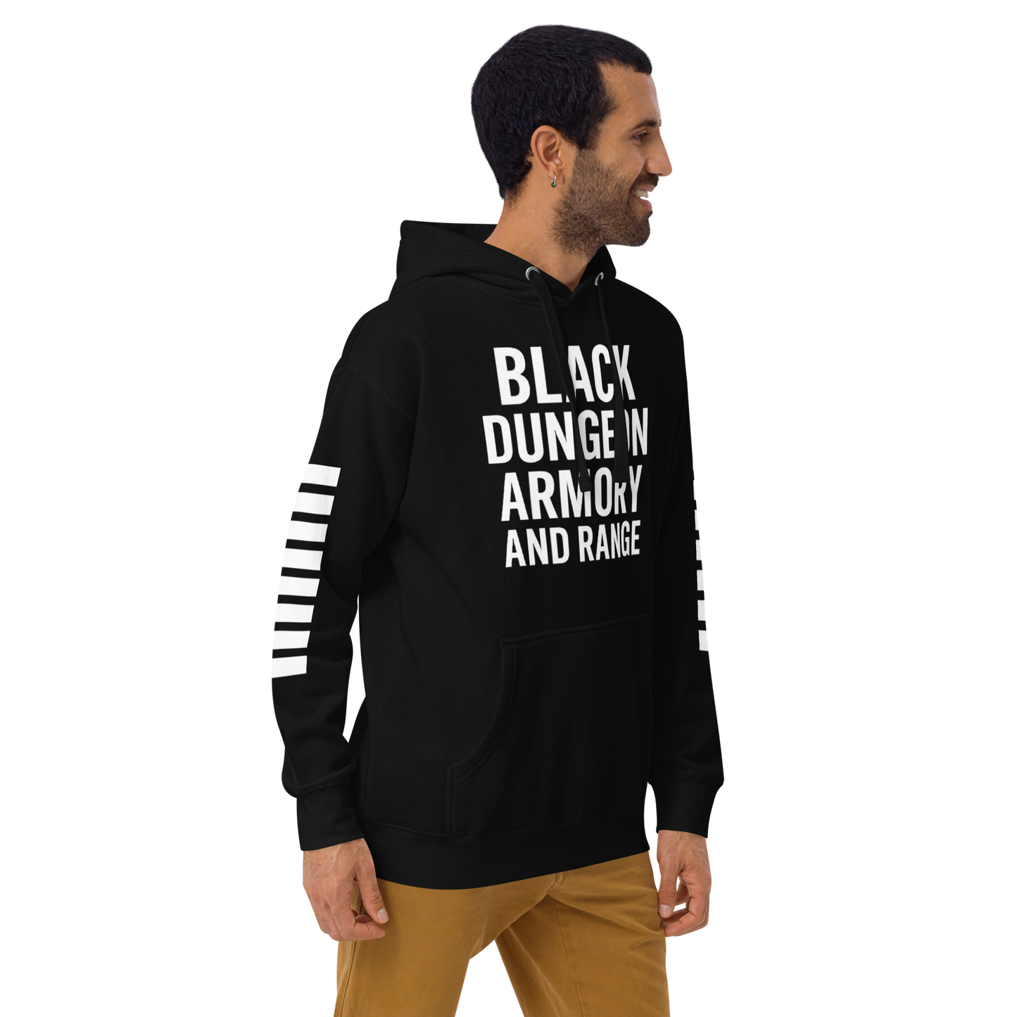 Black Dungeon Armory & Range Tactical Hoodie – Unisex  “ Dungeon Defender Series”