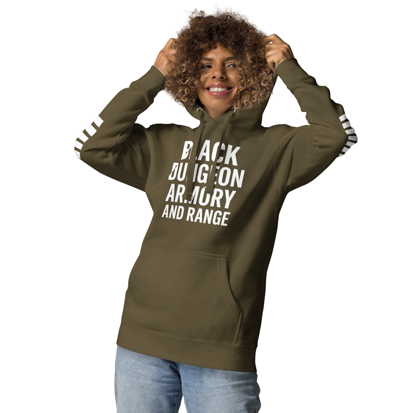 Black Dungeon Armory & Range Tactical Hoodie – Unisex  “ Dungeon Defender Series”