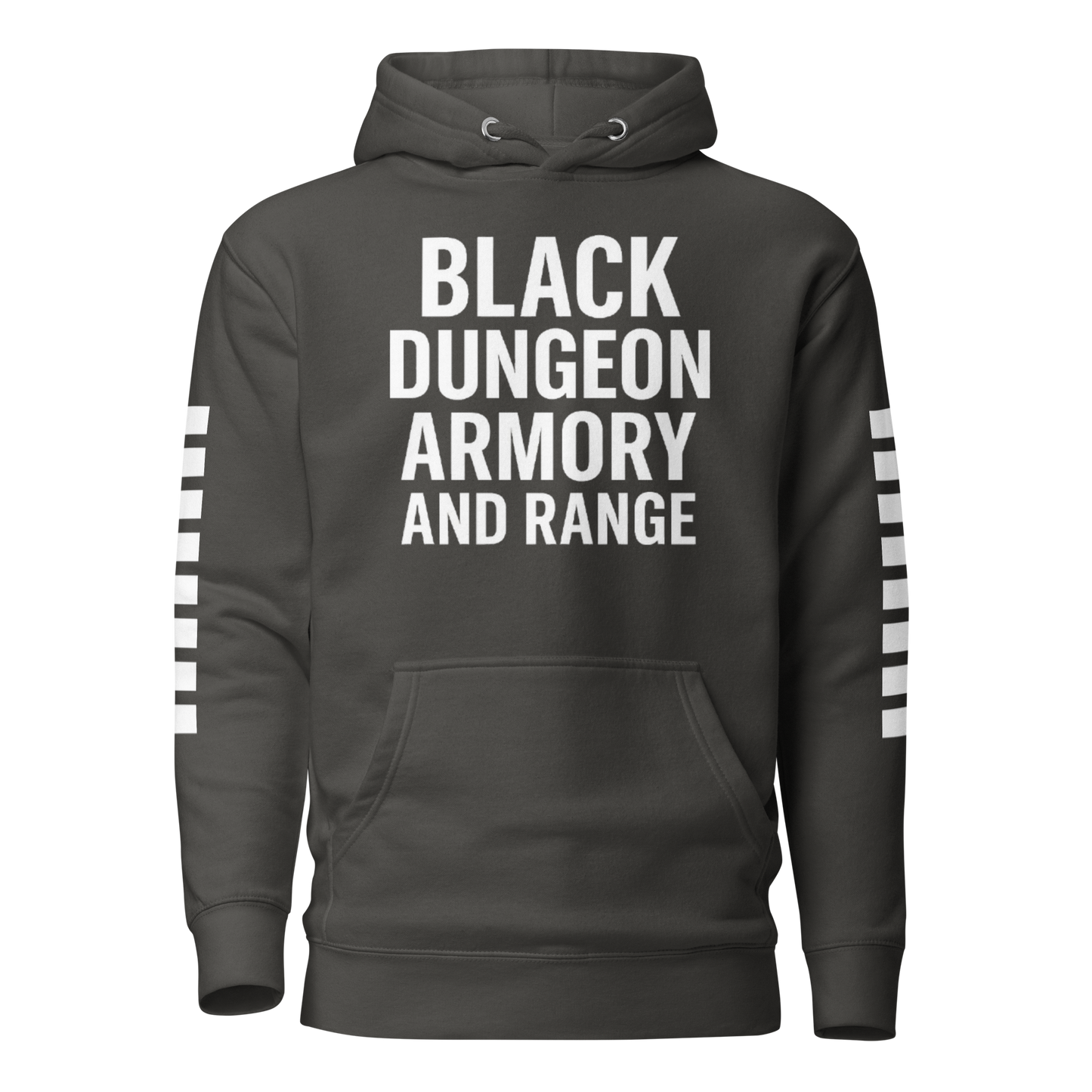 Black Dungeon Armory & Range Tactical Hoodie – Unisex  “ Dungeon Defender Series”