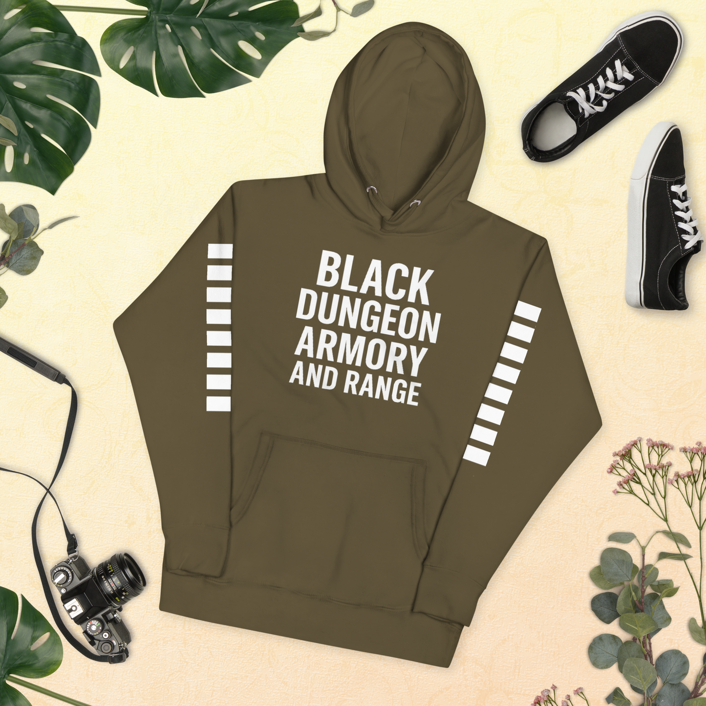 Black Dungeon Armory & Range Tactical Hoodie – Unisex  “ Dungeon Defender Series”