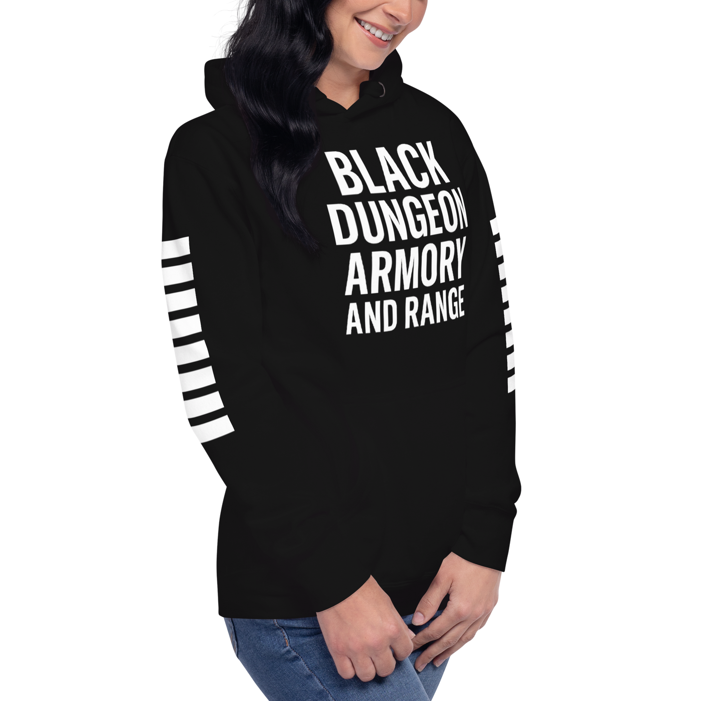 Black Dungeon Armory & Range Tactical Hoodie – Unisex  “ Dungeon Defender Series”