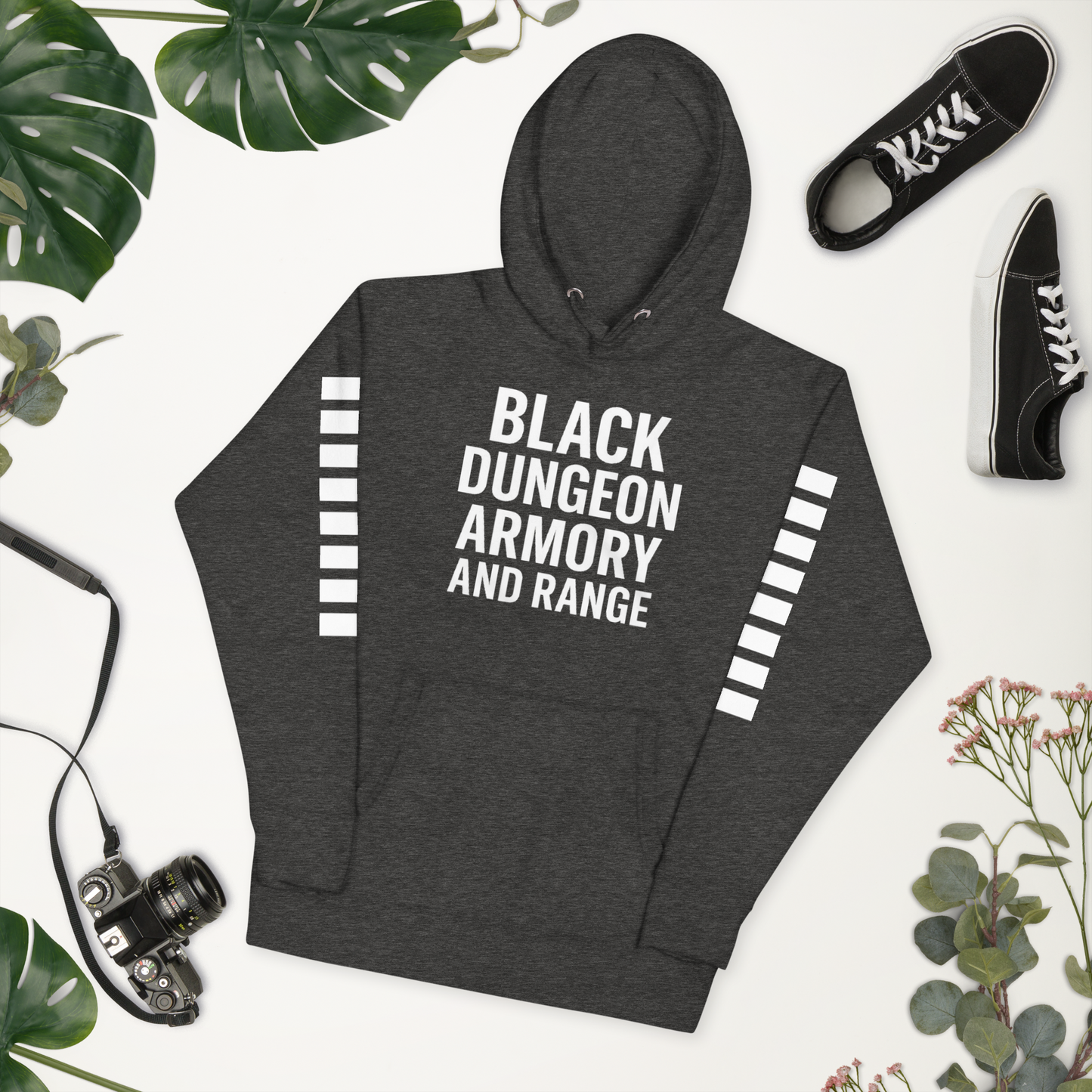 Black Dungeon Armory & Range Tactical Hoodie – Unisex  “ Dungeon Defender Series”