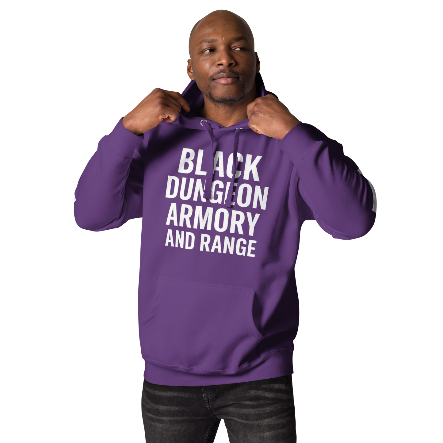 Black Dungeon Armory & Range Tactical Hoodie – Unisex  “ Dungeon Defender Series”
