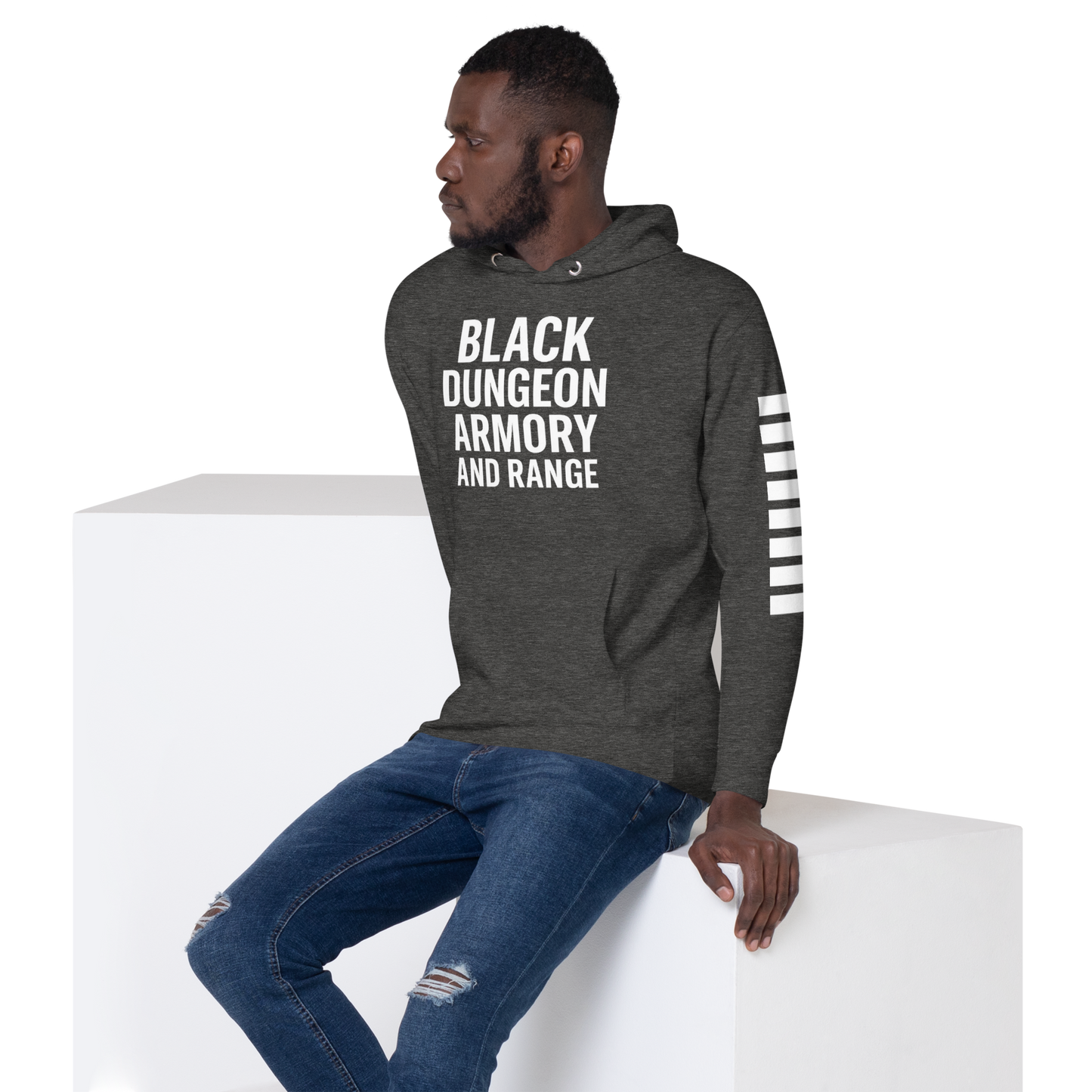 Black Dungeon Armory & Range Tactical Hoodie – Unisex  “ Dungeon Defender Series”