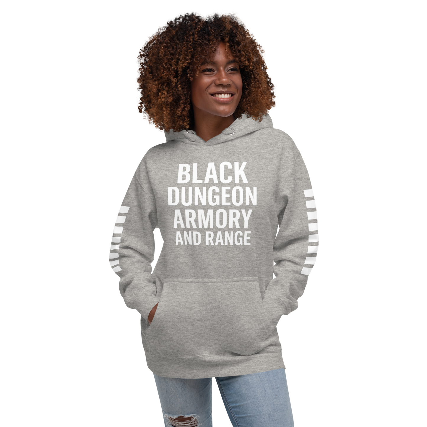 Black Dungeon Armory & Range Tactical Hoodie – Unisex  “ Dungeon Defender Series”