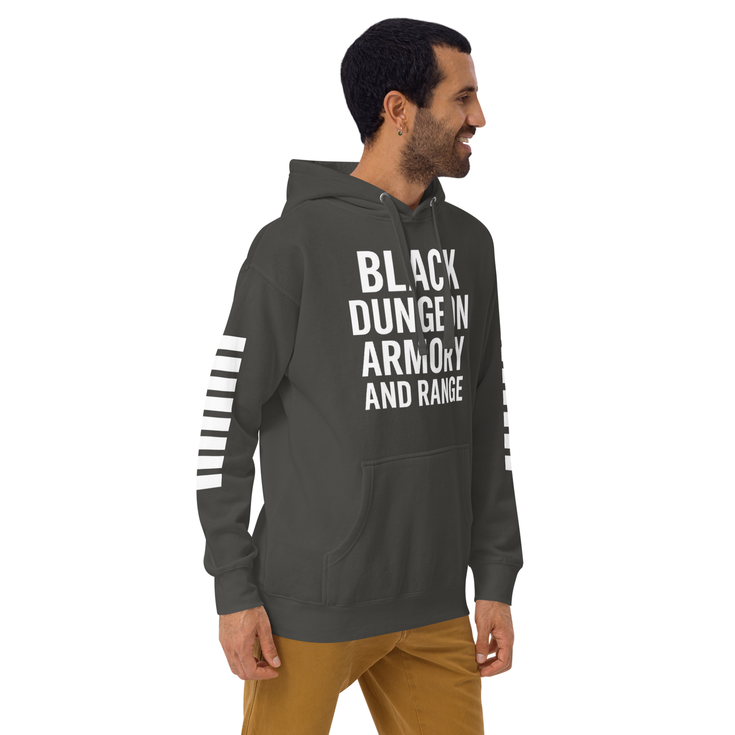 Black Dungeon Armory & Range Tactical Hoodie – Unisex  “ Dungeon Defender Series”