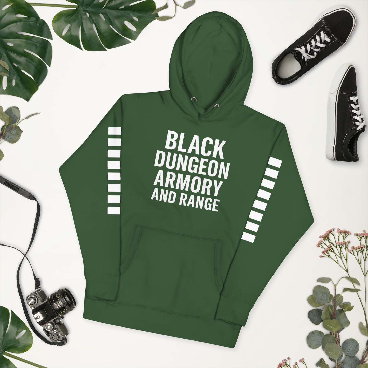 Black Dungeon Armory & Range Tactical Hoodie – Unisex  “ Dungeon Defender Series”