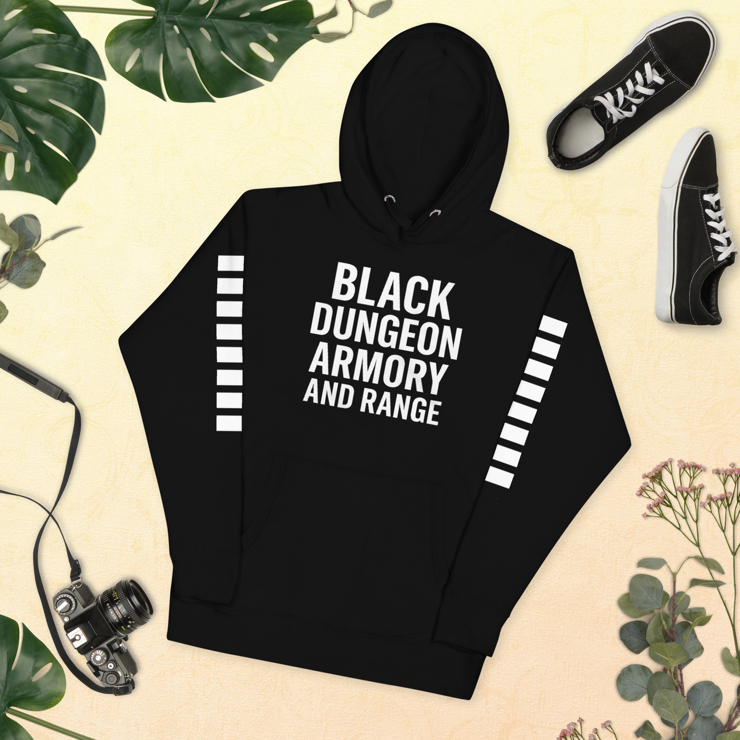 Black Dungeon Armory & Range Tactical Hoodie – Unisex  “ Dungeon Defender Series”
