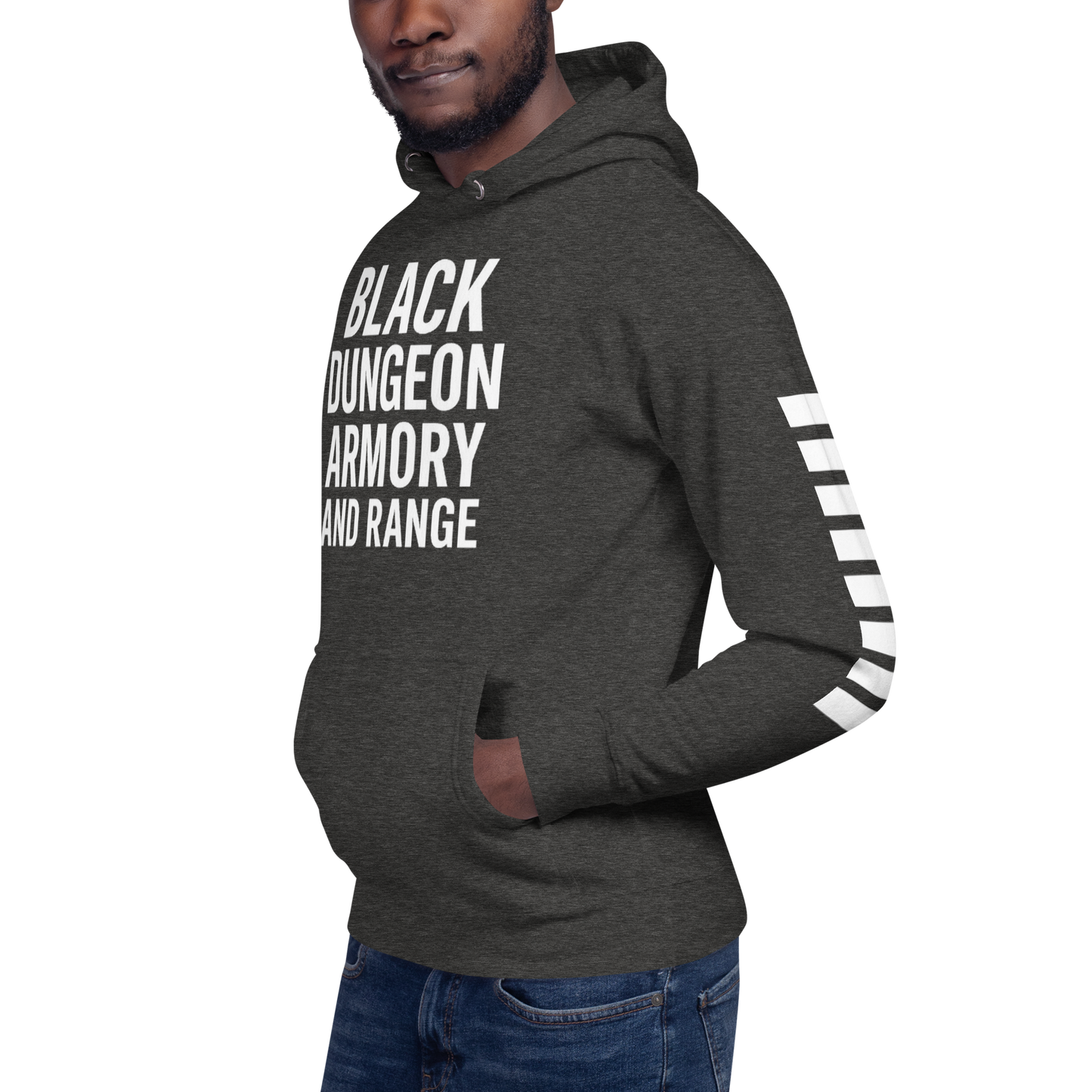 Black Dungeon Armory & Range Tactical Hoodie – Unisex  “ Dungeon Defender Series”