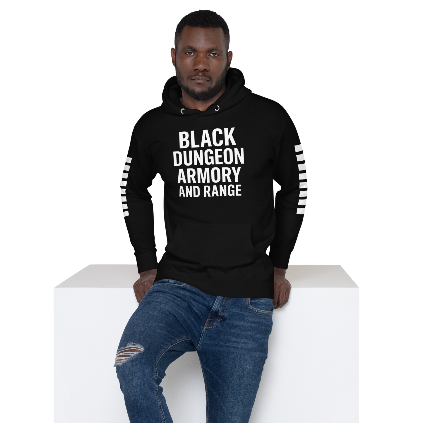 Black Dungeon Armory & Range Tactical Hoodie – Unisex  “ Dungeon Defender Series”