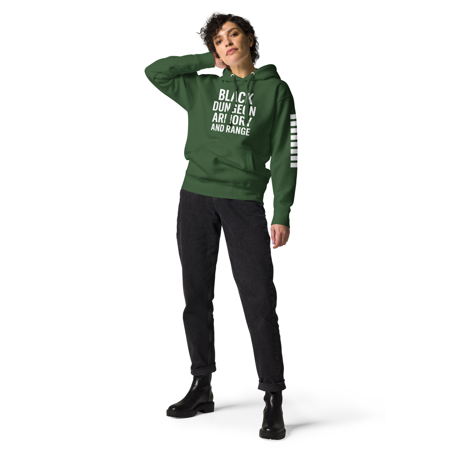 Black Dungeon Armory & Range Tactical Hoodie – Unisex  “ Dungeon Defender Series”