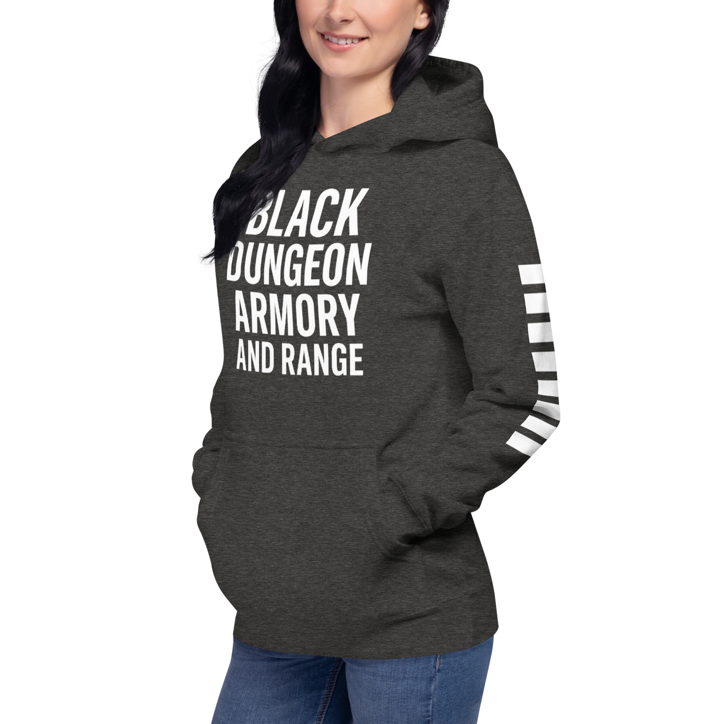 Black Dungeon Armory & Range Tactical Hoodie – Unisex  “ Dungeon Defender Series”