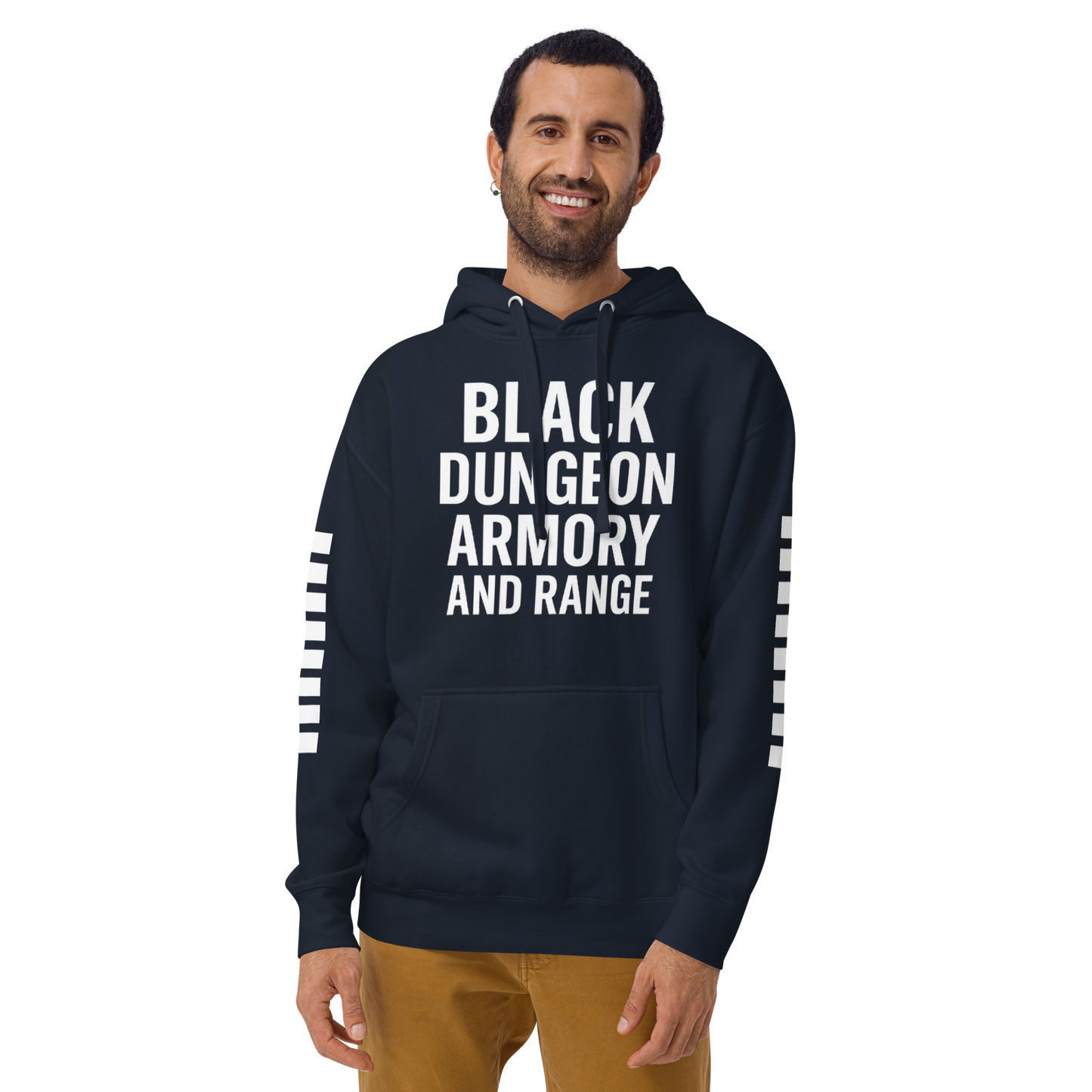 Black Dungeon Armory & Range Tactical Hoodie – Unisex  “ Dungeon Defender Series”