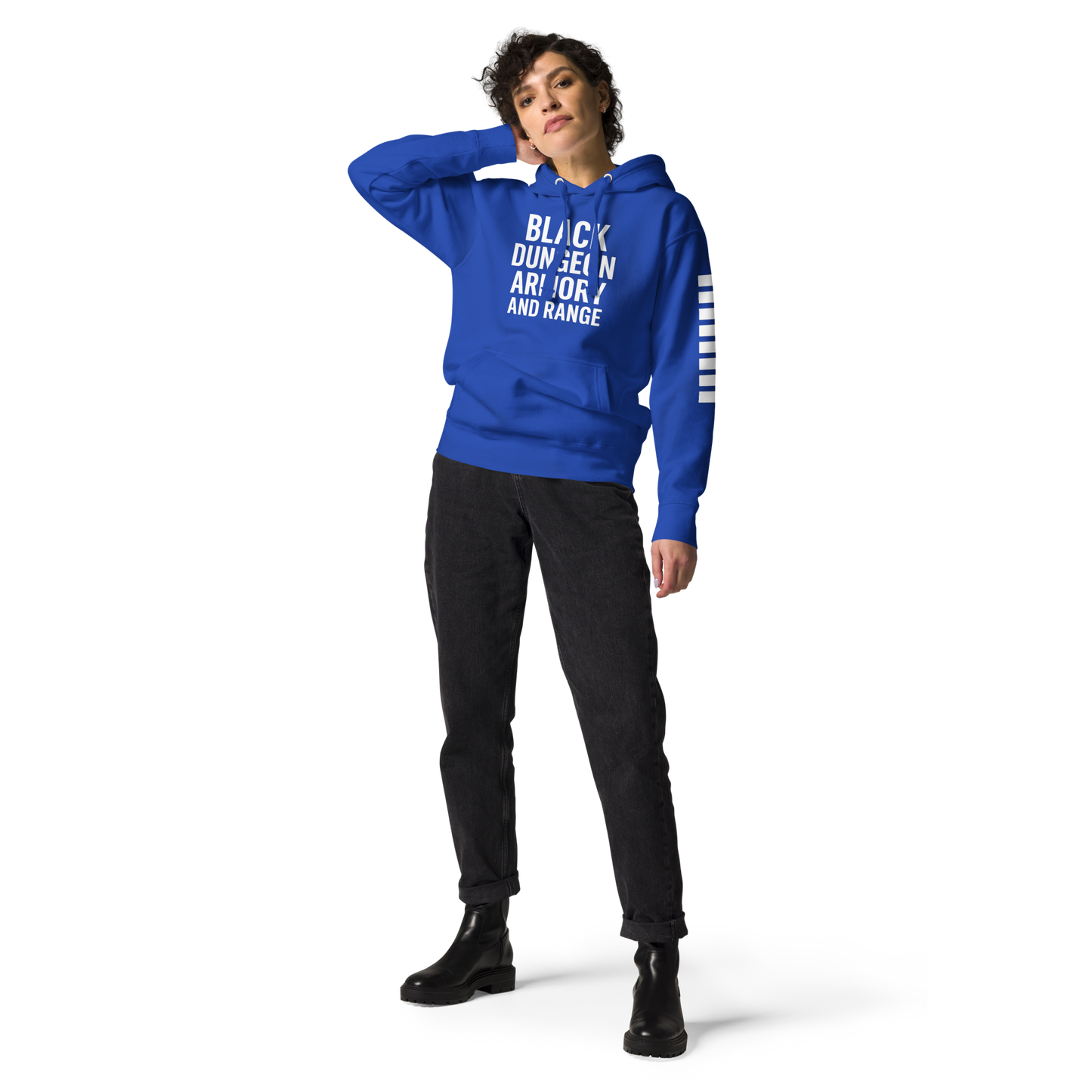 Black Dungeon Armory & Range Tactical Hoodie – Unisex  “ Dungeon Defender Series”