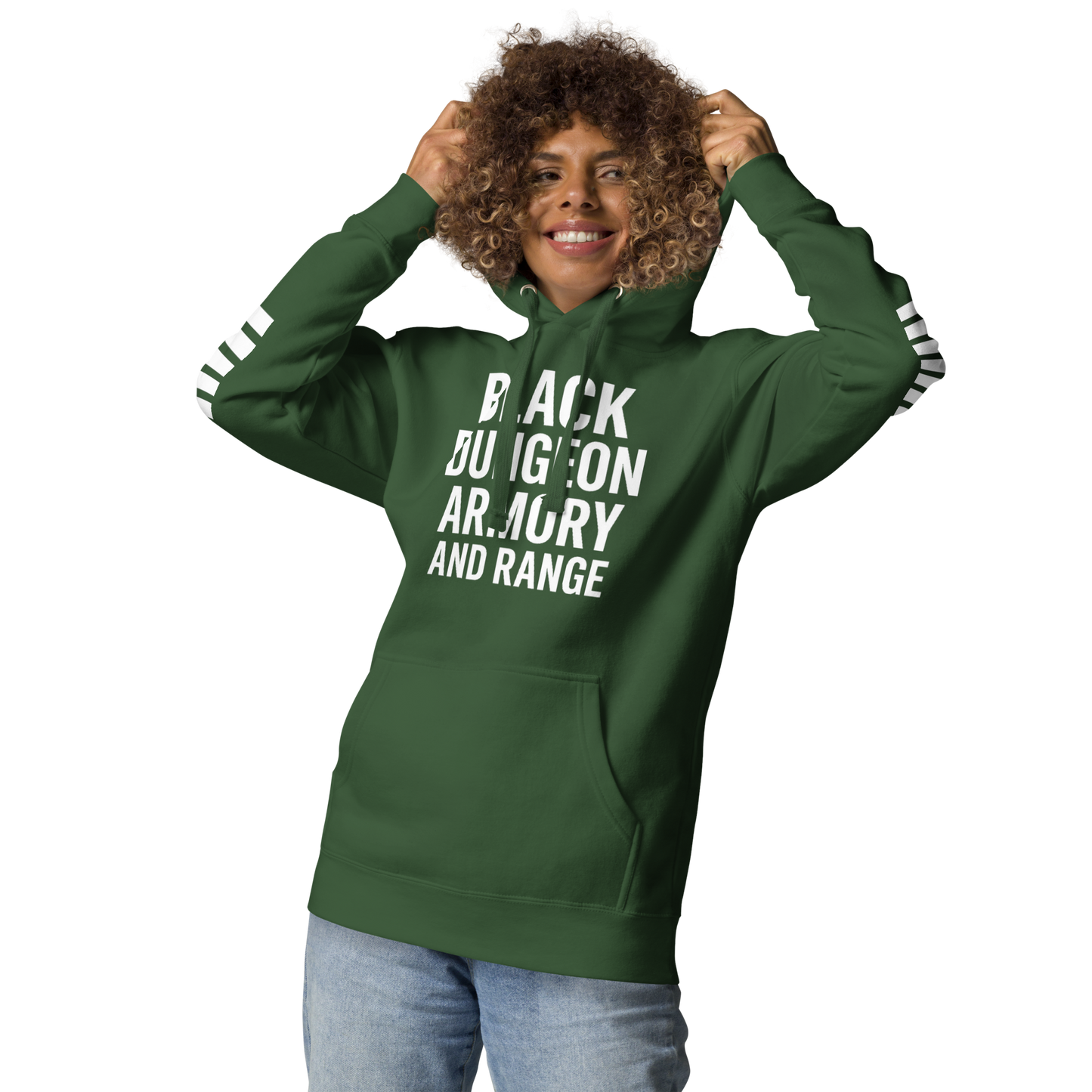 Black Dungeon Armory & Range Tactical Hoodie – Unisex  “ Dungeon Defender Series”