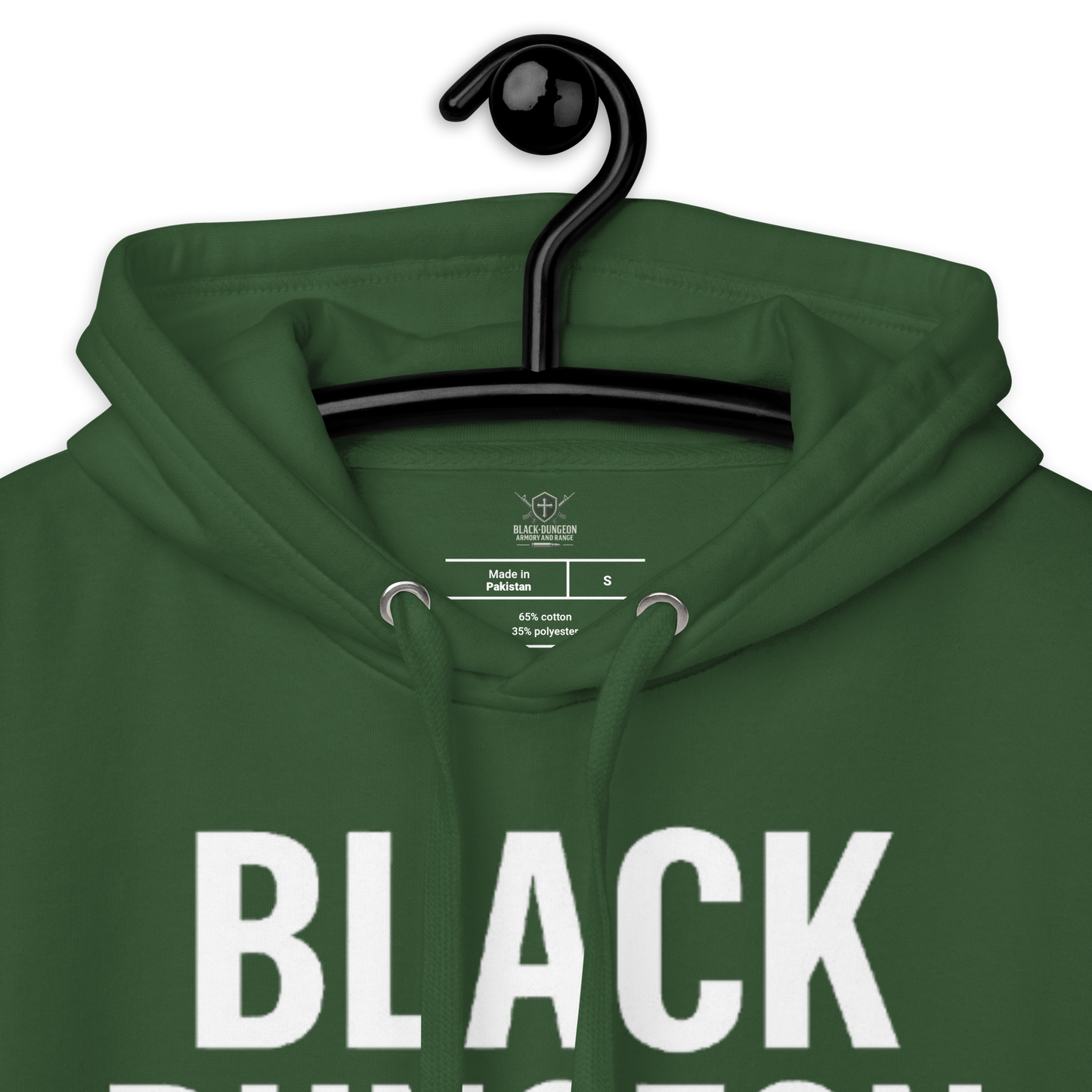 Black Dungeon Armory & Range Tactical Hoodie – Unisex  “ Dungeon Defender Series”