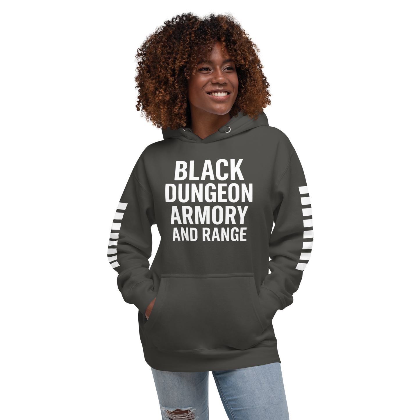 Black Dungeon Armory & Range Tactical Hoodie – Unisex  “ Dungeon Defender Series”