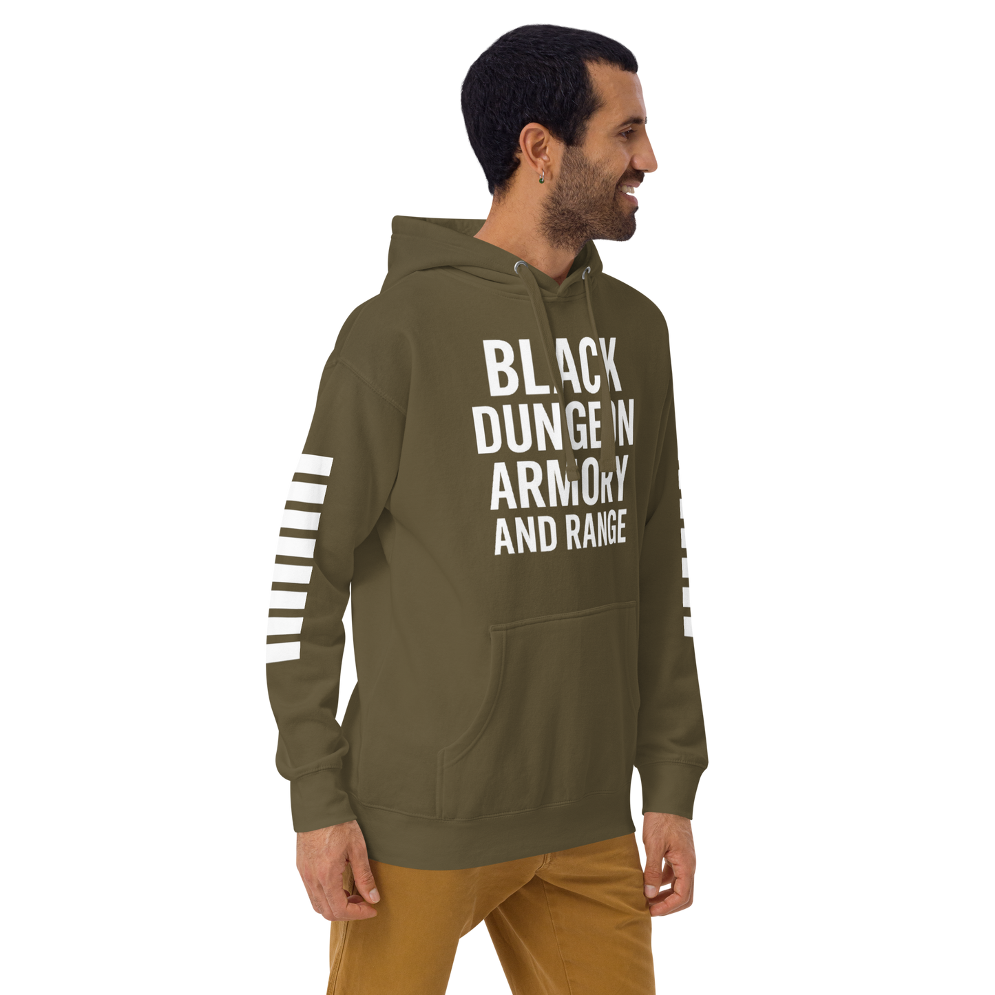 Black Dungeon Armory & Range Tactical Hoodie – Unisex  “ Dungeon Defender Series”