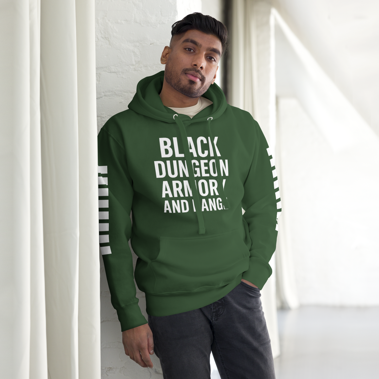Black Dungeon Armory & Range Tactical Hoodie – Unisex  “ Dungeon Defender Series”