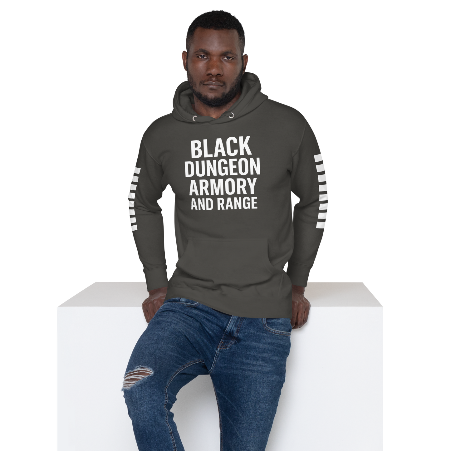 Black Dungeon Armory & Range Tactical Hoodie – Unisex  “ Dungeon Defender Series”