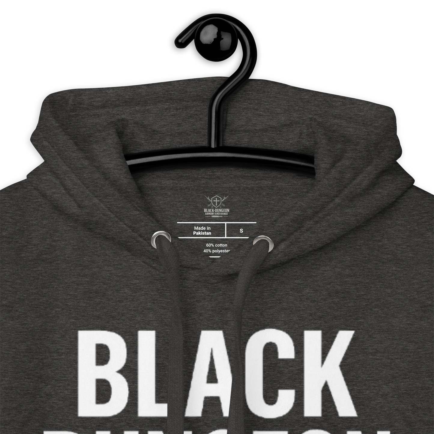 Black Dungeon Armory & Range Tactical Hoodie – Unisex  “ Dungeon Defender Series”