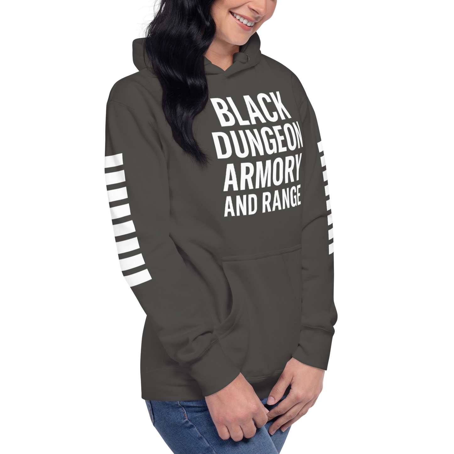 Black Dungeon Armory & Range Tactical Hoodie – Unisex  “ Dungeon Defender Series”