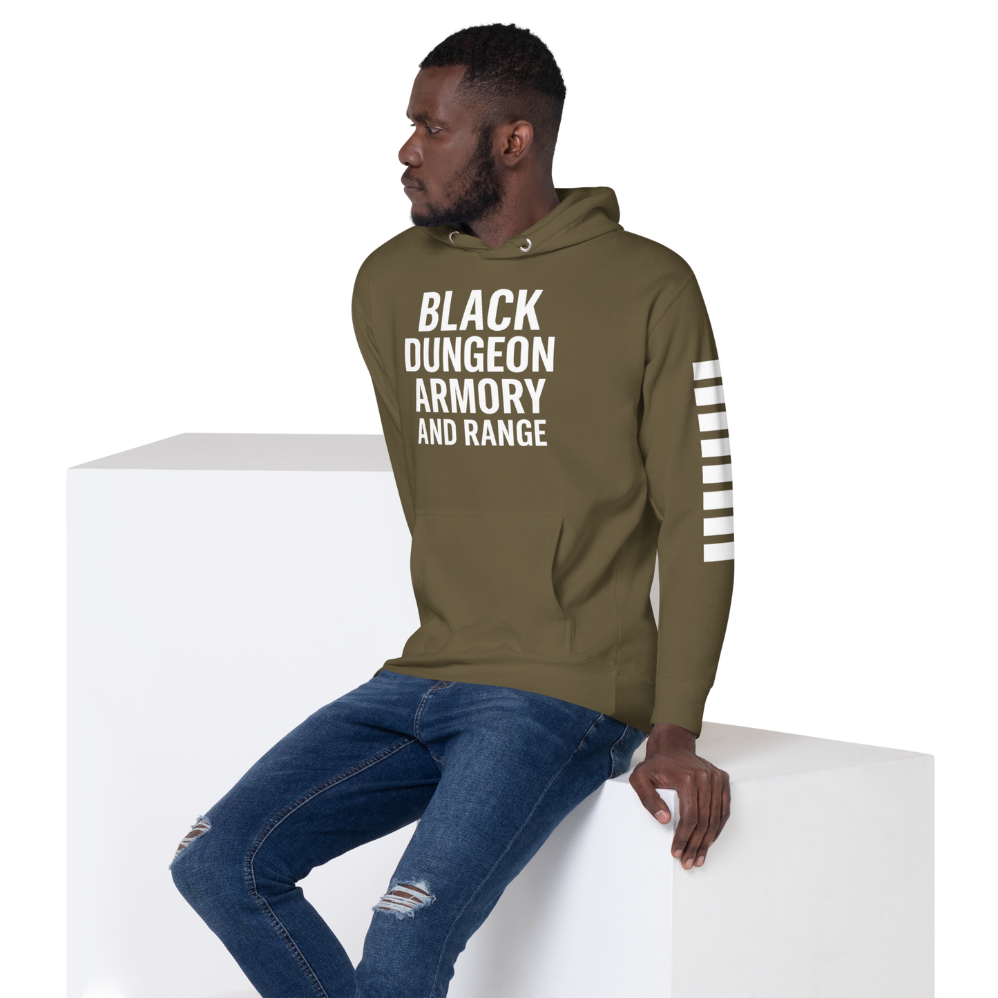 Black Dungeon Armory & Range Tactical Hoodie – Unisex  “ Dungeon Defender Series”