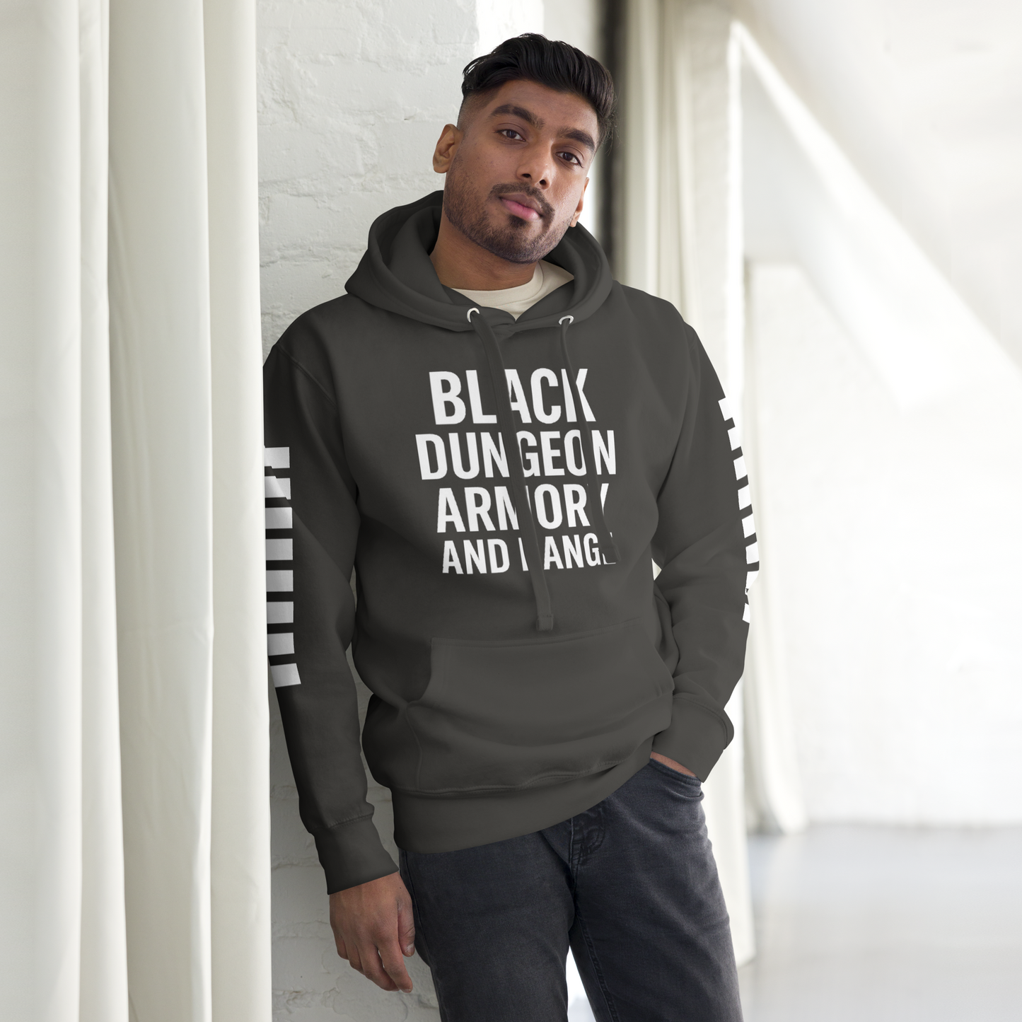 Black Dungeon Armory & Range Tactical Hoodie – Unisex  “ Dungeon Defender Series”