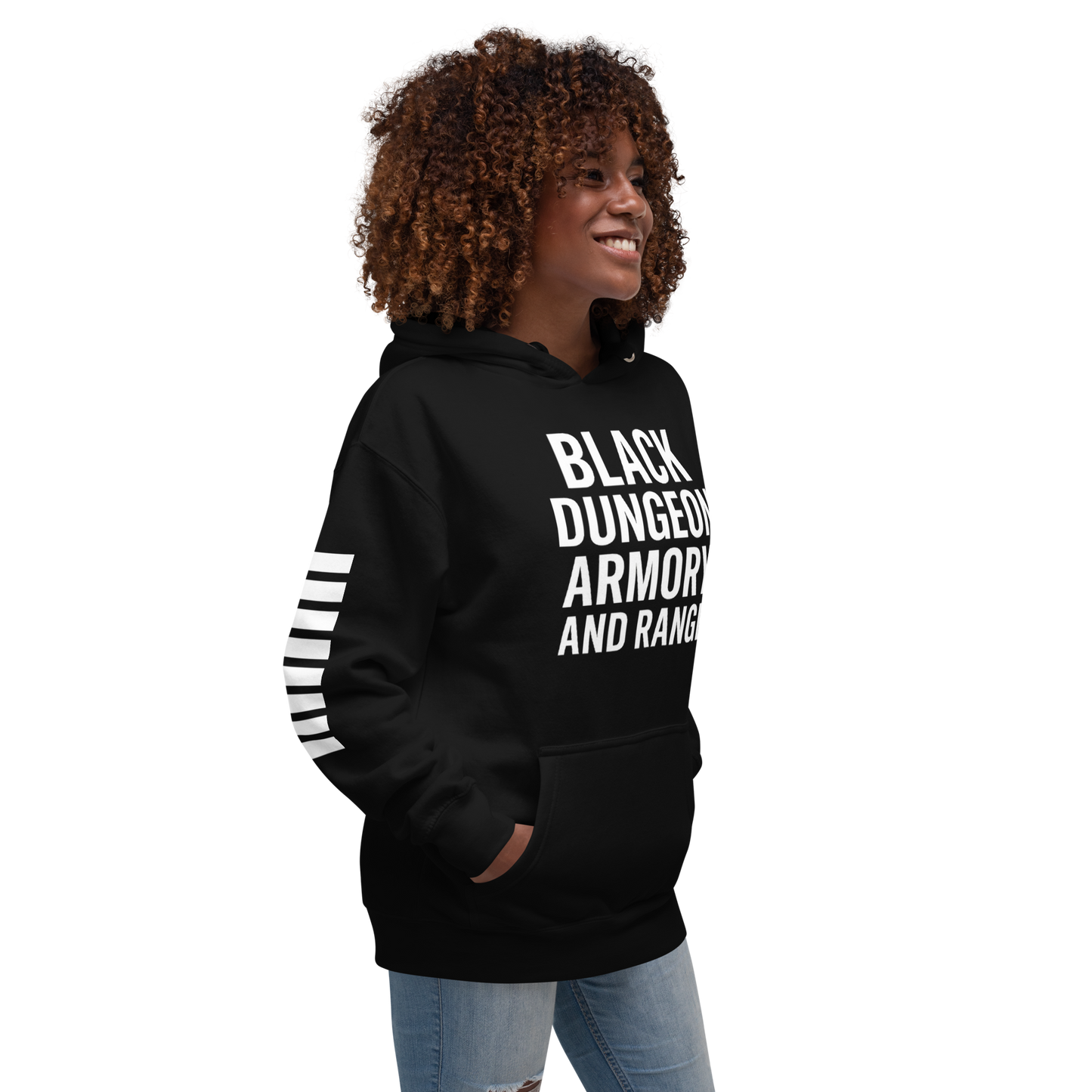 Black Dungeon Armory & Range Tactical Hoodie – Unisex  “ Dungeon Defender Series”
