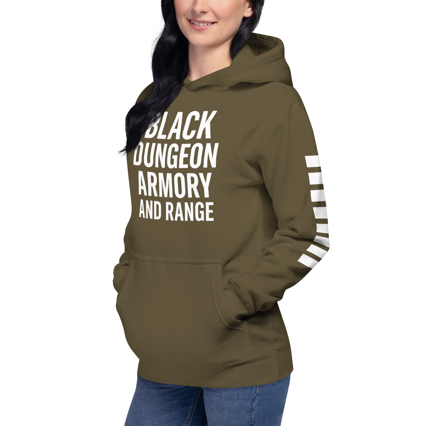 Black Dungeon Armory & Range Tactical Hoodie – Unisex  “ Dungeon Defender Series”
