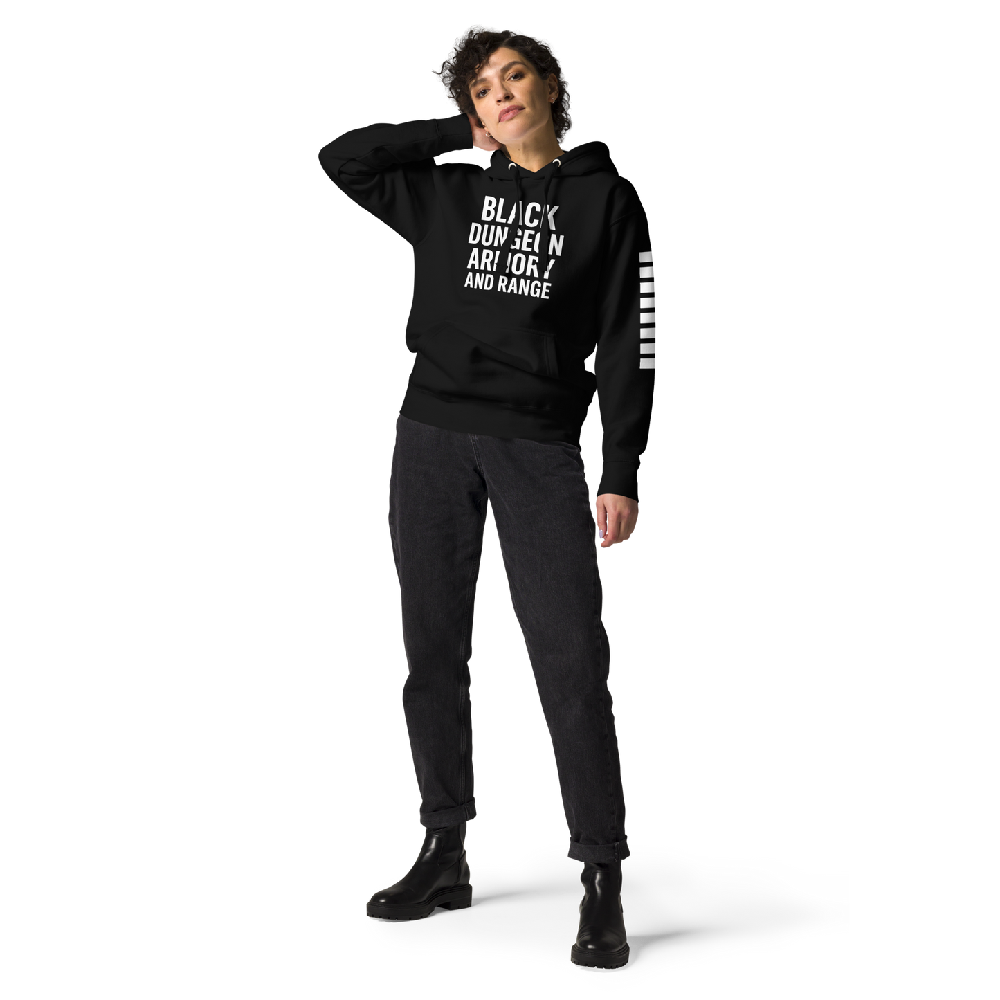 Black Dungeon Armory & Range Tactical Hoodie – Unisex  “ Dungeon Defender Series”