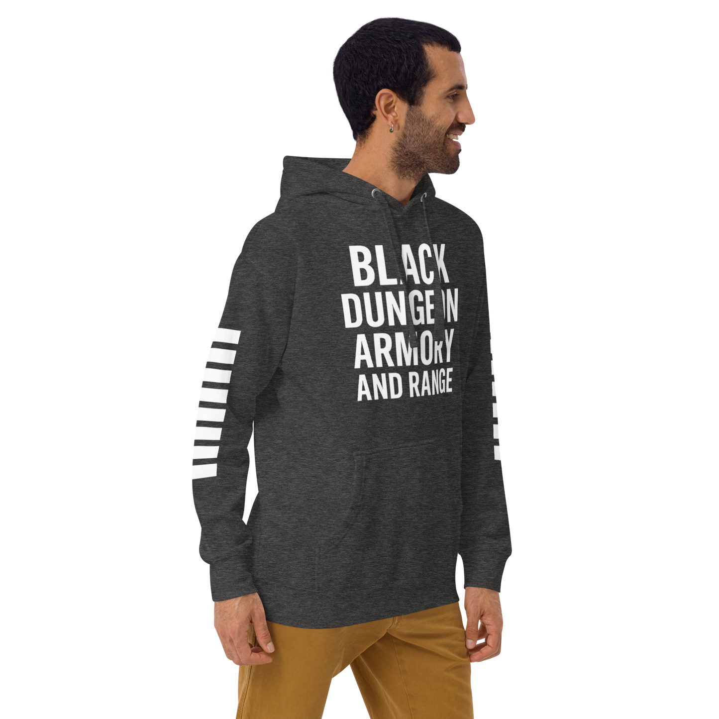 Black Dungeon Armory & Range Tactical Hoodie – Unisex  “ Dungeon Defender Series”
