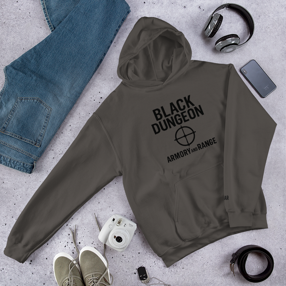 Target Locked Unisex Hoodie (black logo) Edition