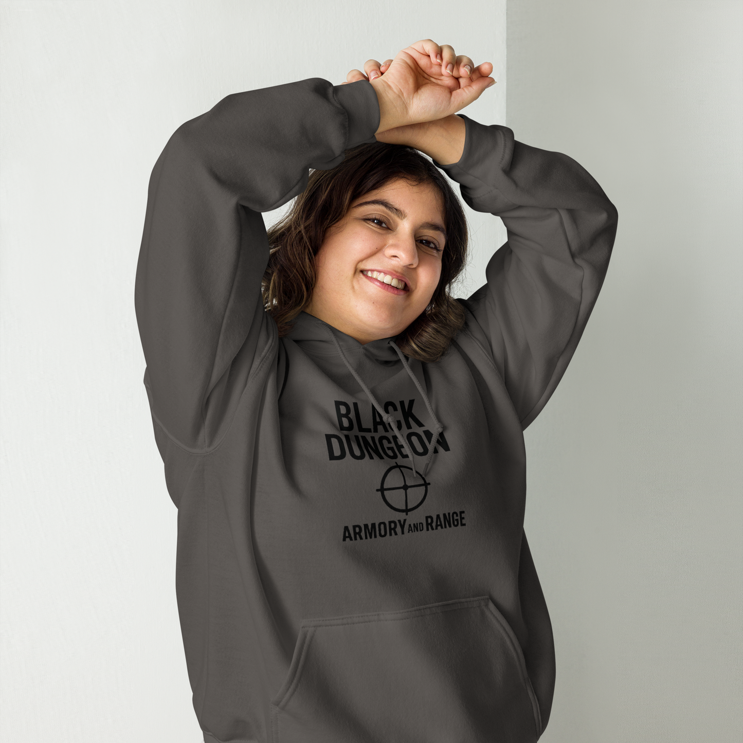 Target Locked Unisex Hoodie (black logo) Edition