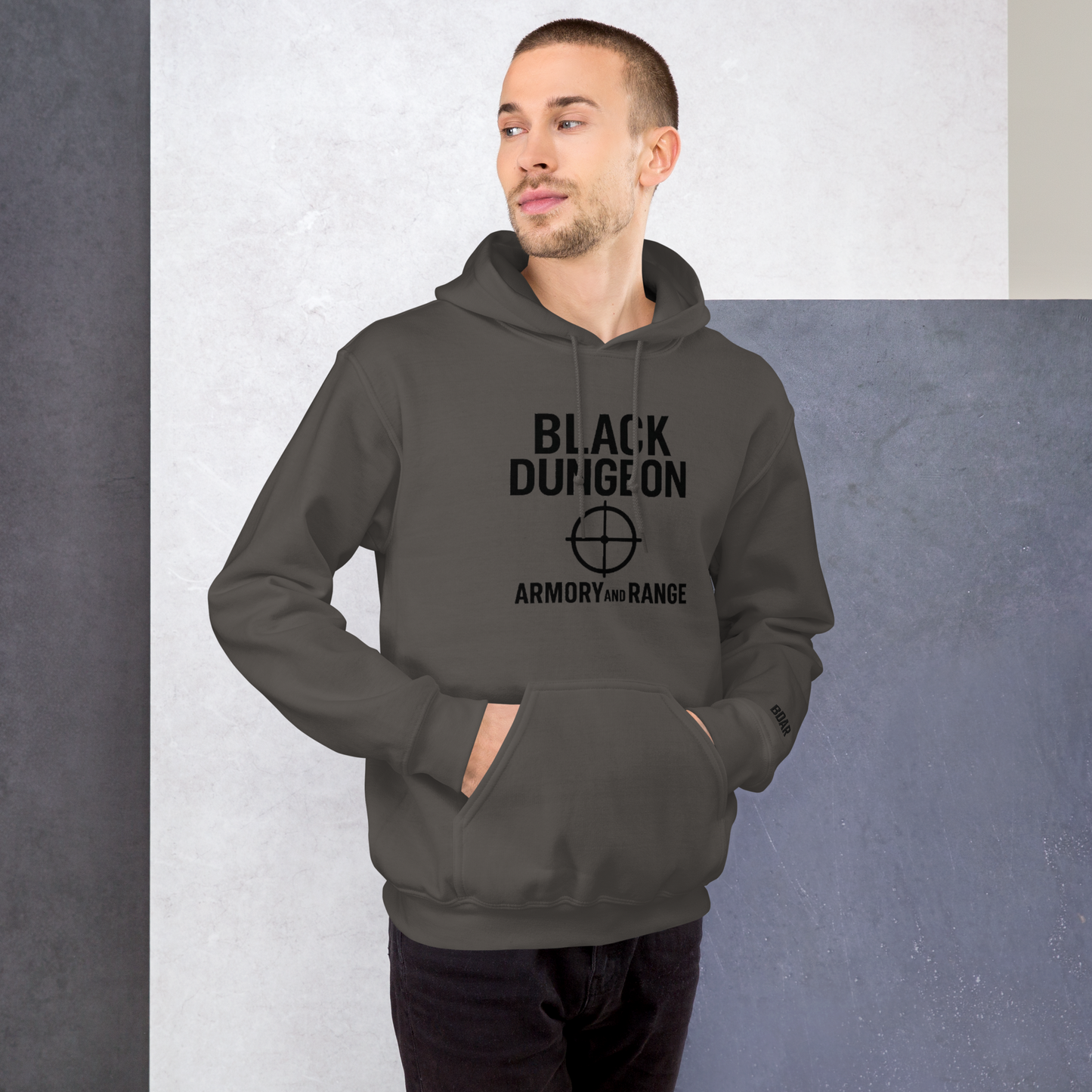 Target Locked Unisex Hoodie (black logo) Edition