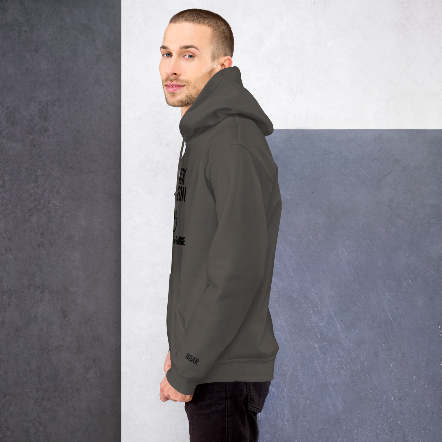 Target Locked Unisex Hoodie (black logo) Edition