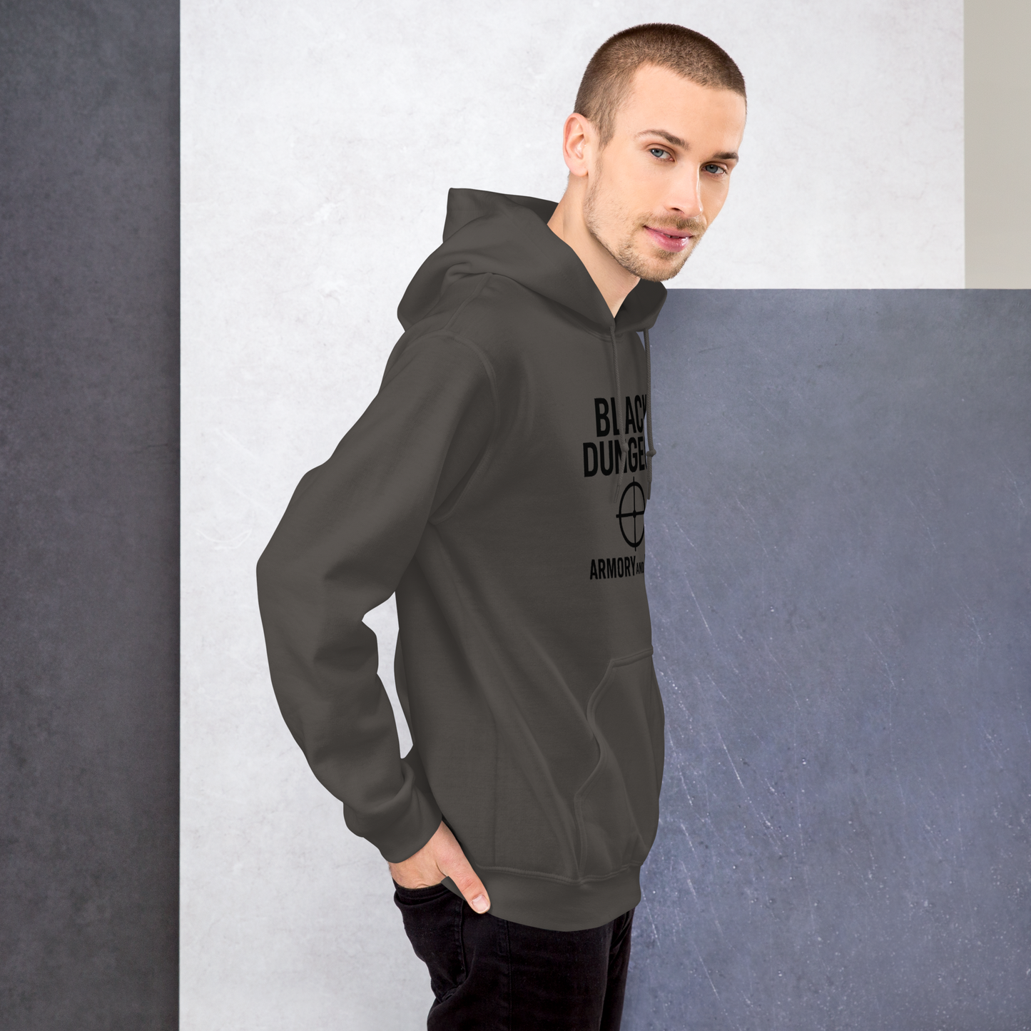 Target Locked Unisex Hoodie (black logo) Edition
