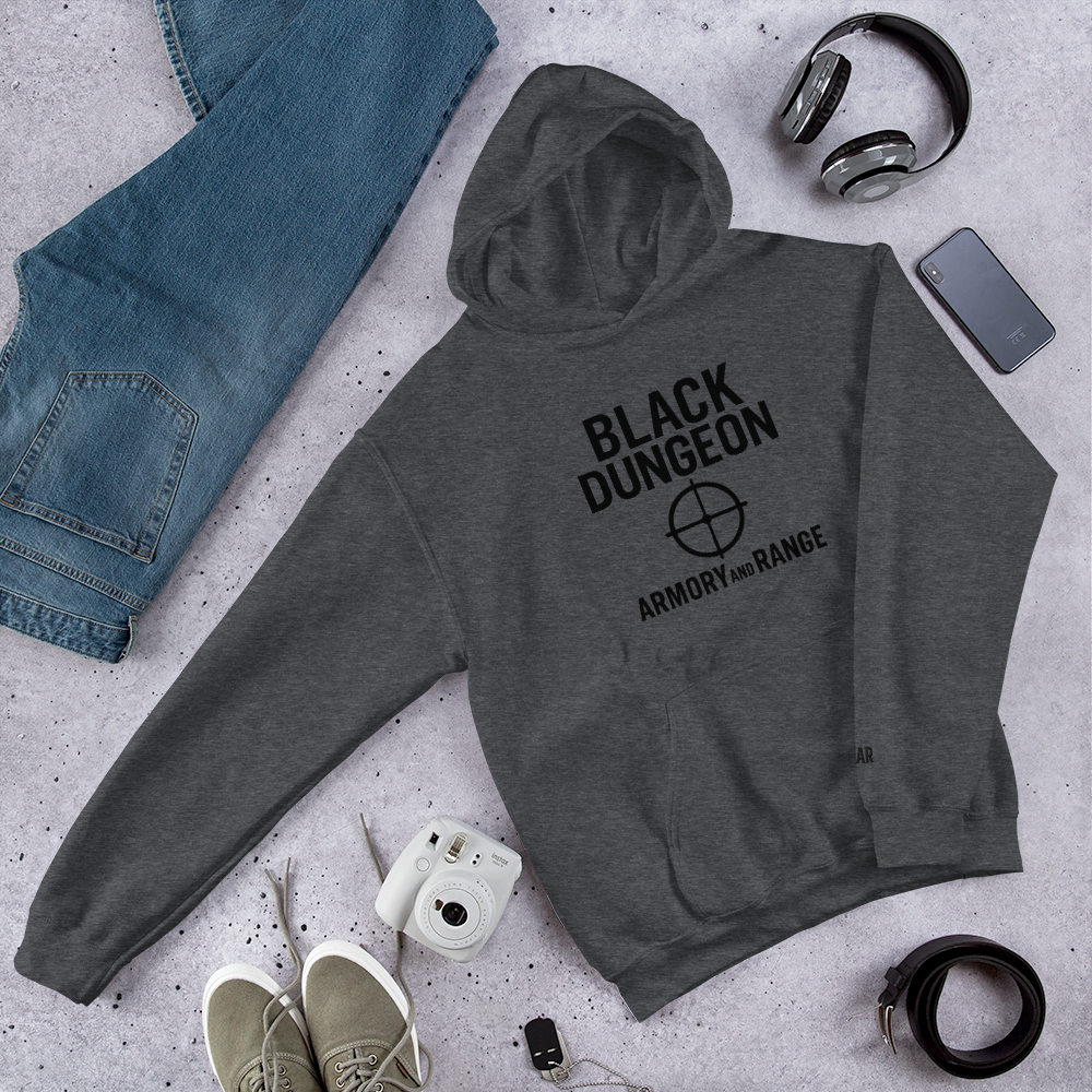 Target Locked Unisex Hoodie (black logo) Edition