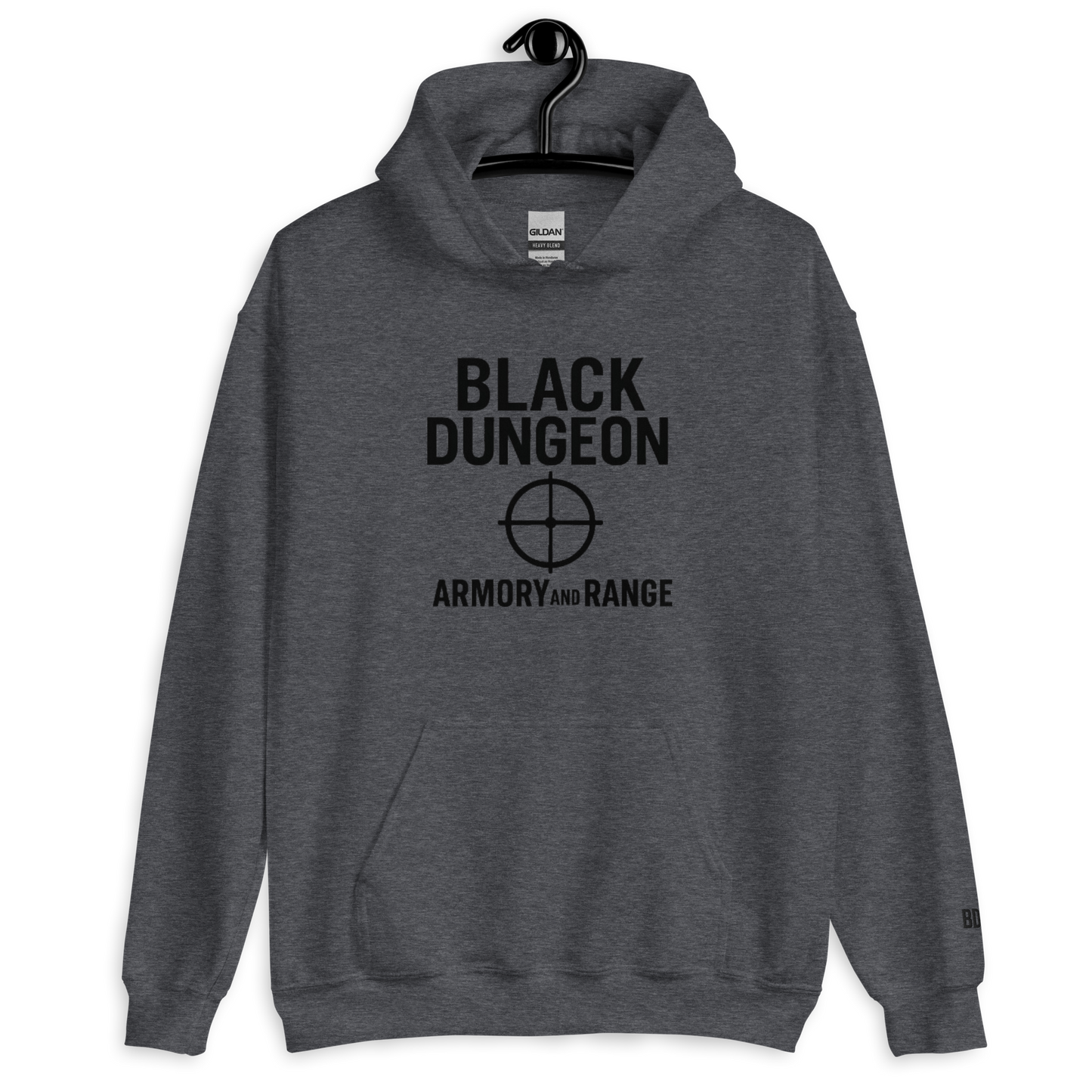 Target Locked Unisex Hoodie (black logo) Edition